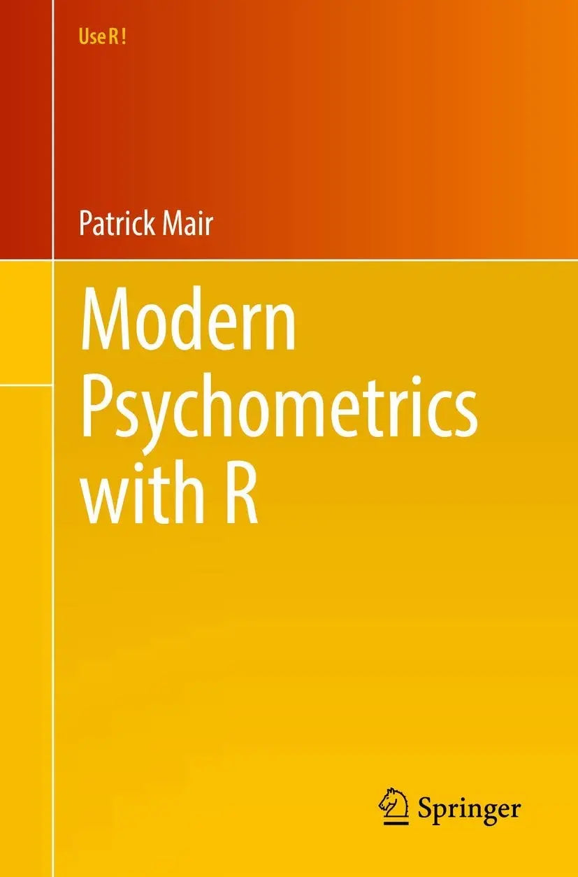Modern Psychometrics with R by Patrick Mair – book cover