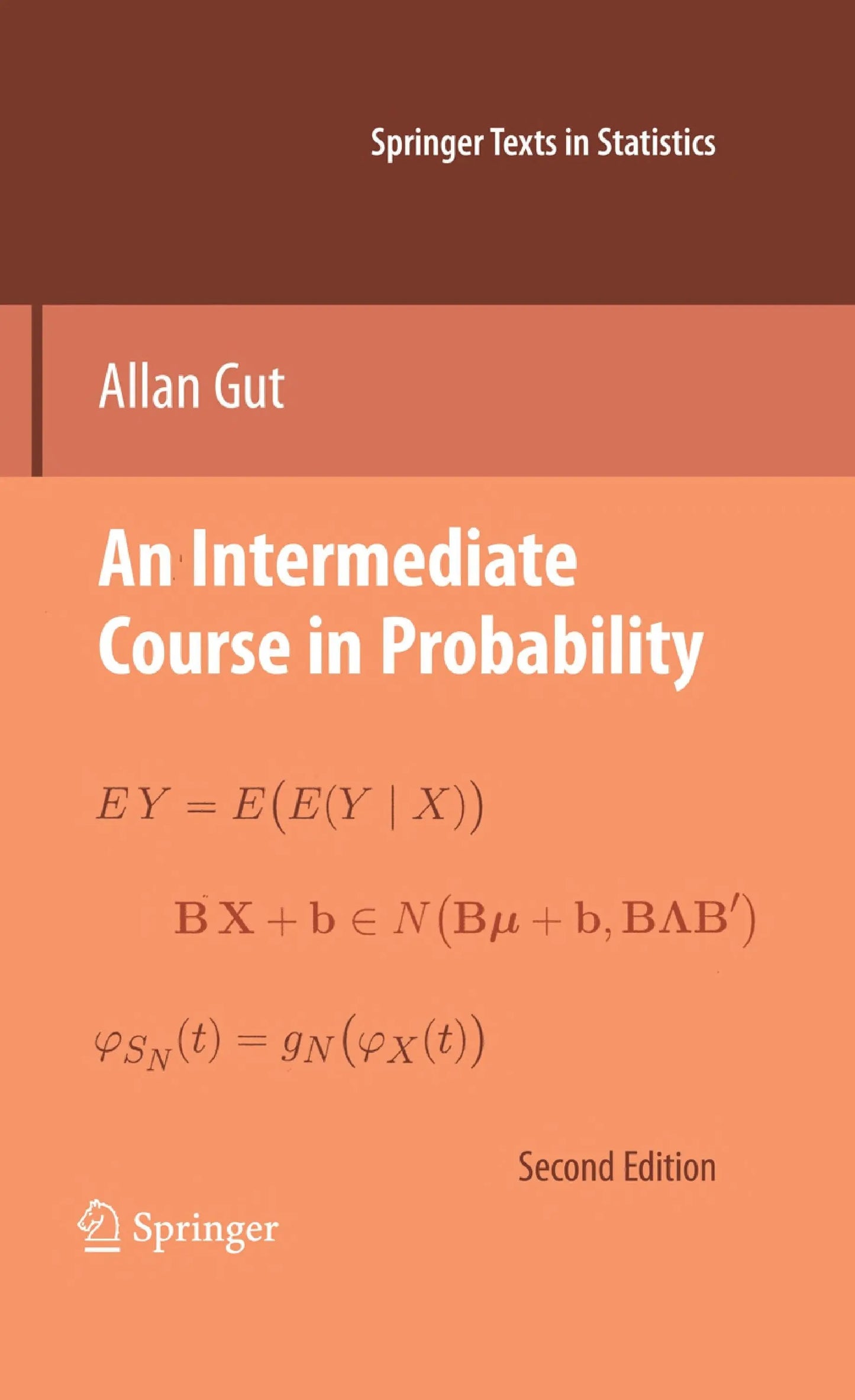 An Intermediate Course in Probability by Allan Gut – book cover