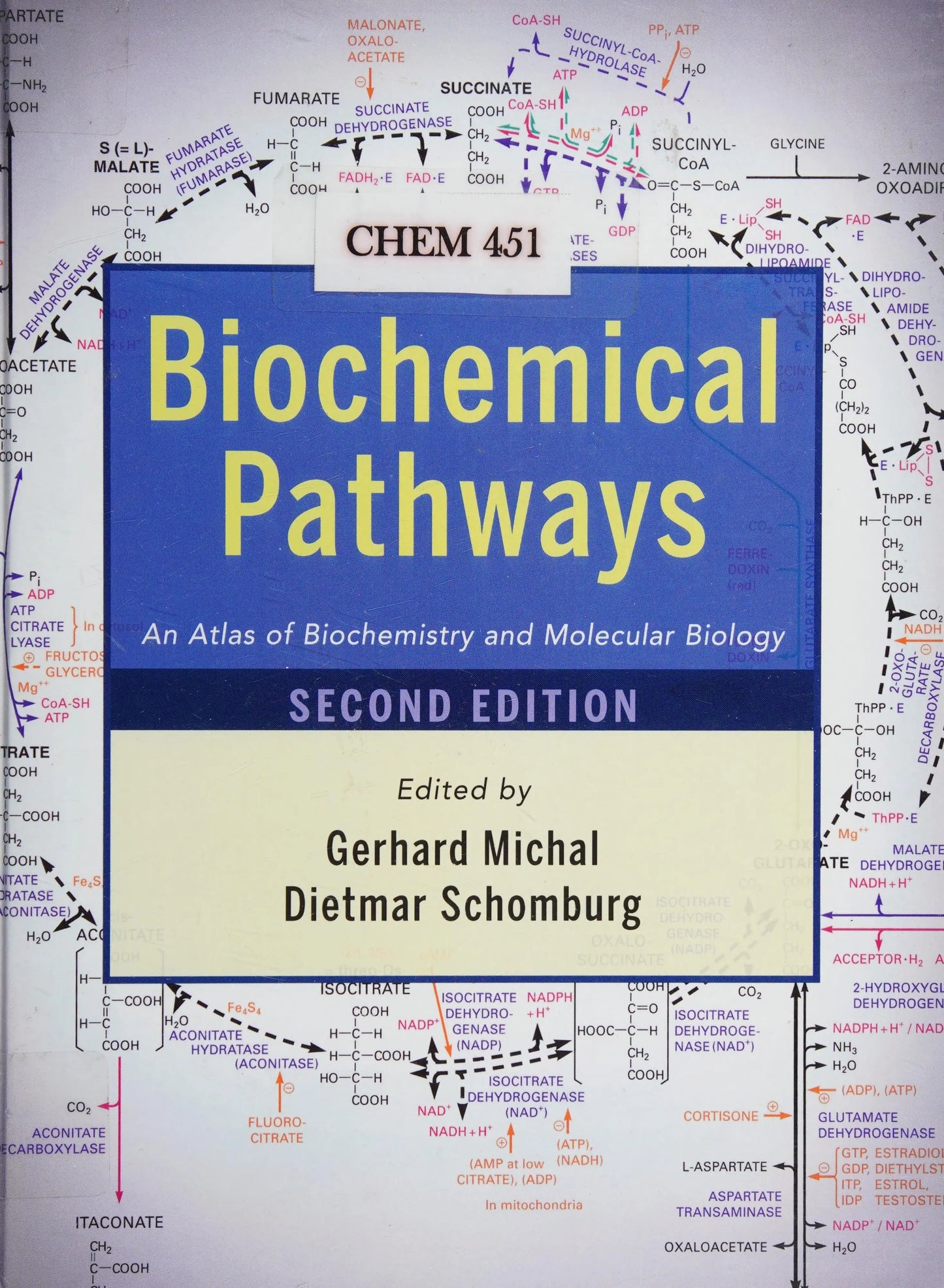 Biochemical Pathways An Atlas of Biochemistry and Molecular Biology by Gerhard Michal – book cover