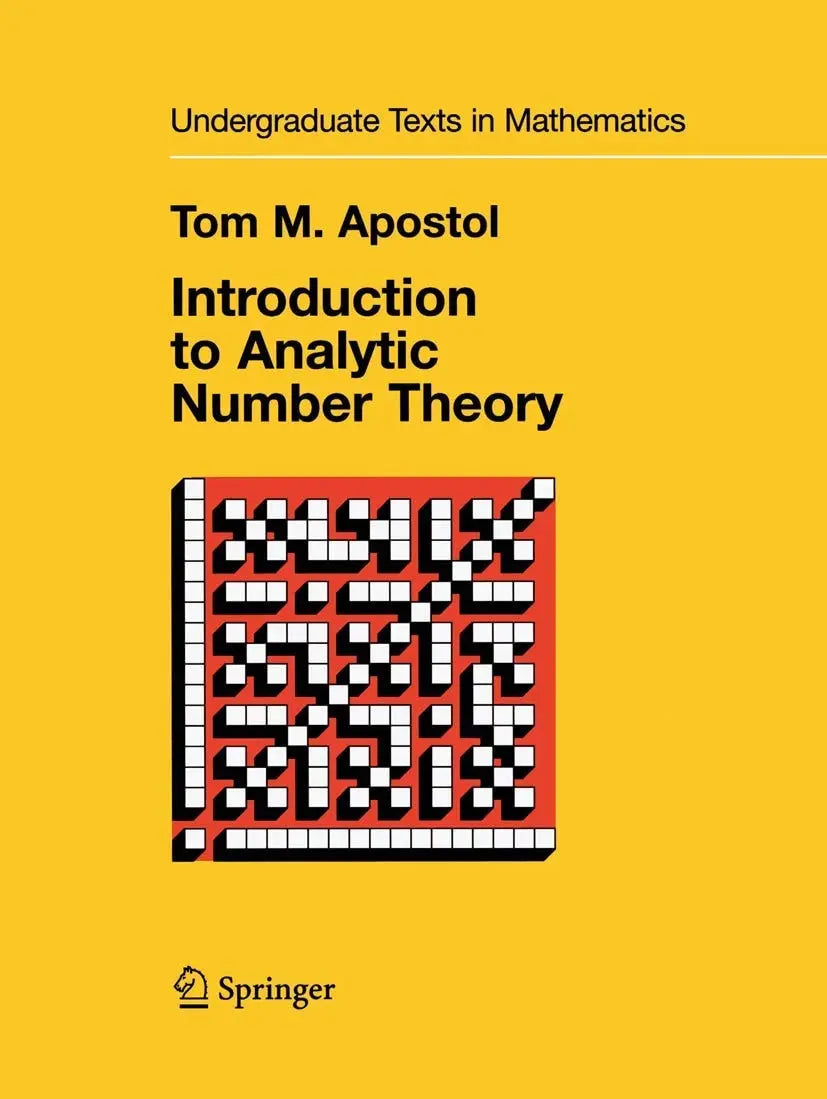 Introduction to Analytic Number Theory by Tom M. Apostol – book cover
