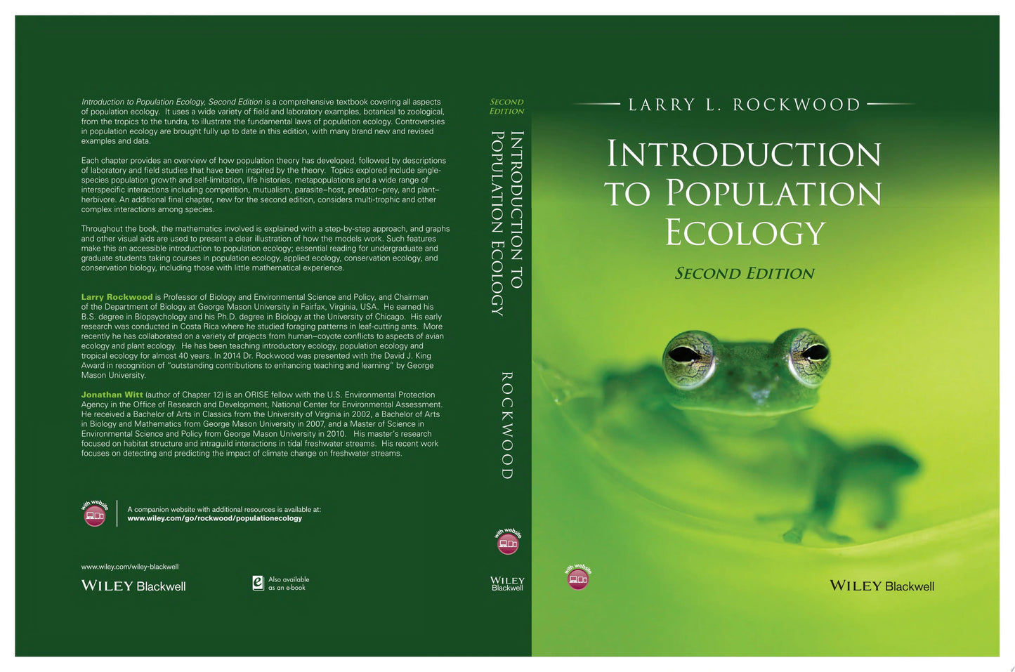 Introduction to Population Ecology by Larry L. Rockwood – book cover