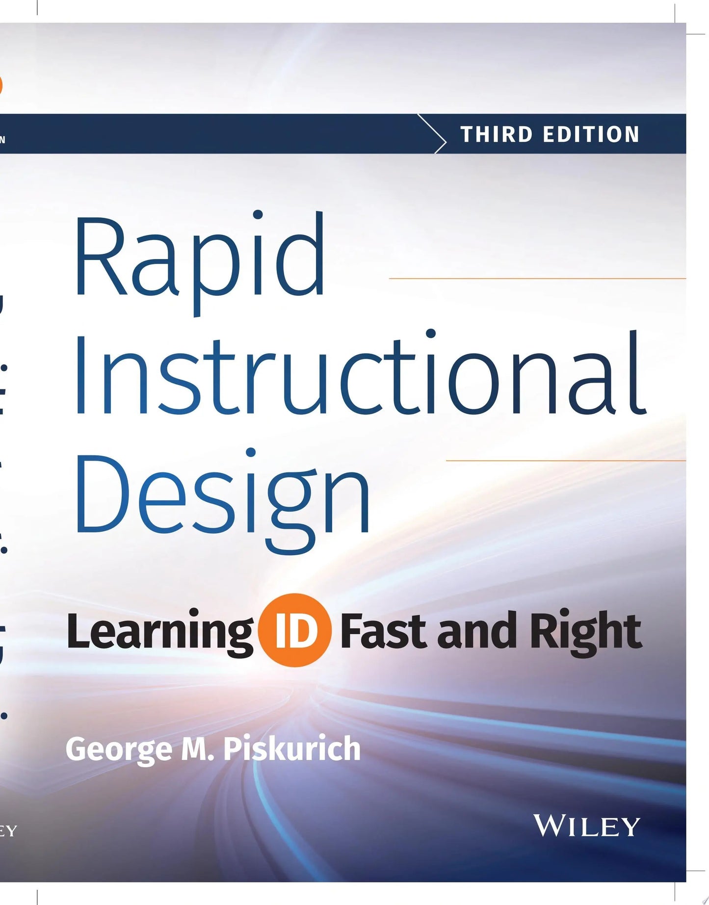 Rapid Instructional Design Learning ID Fast and Right by George M. Piskurich – book cover
