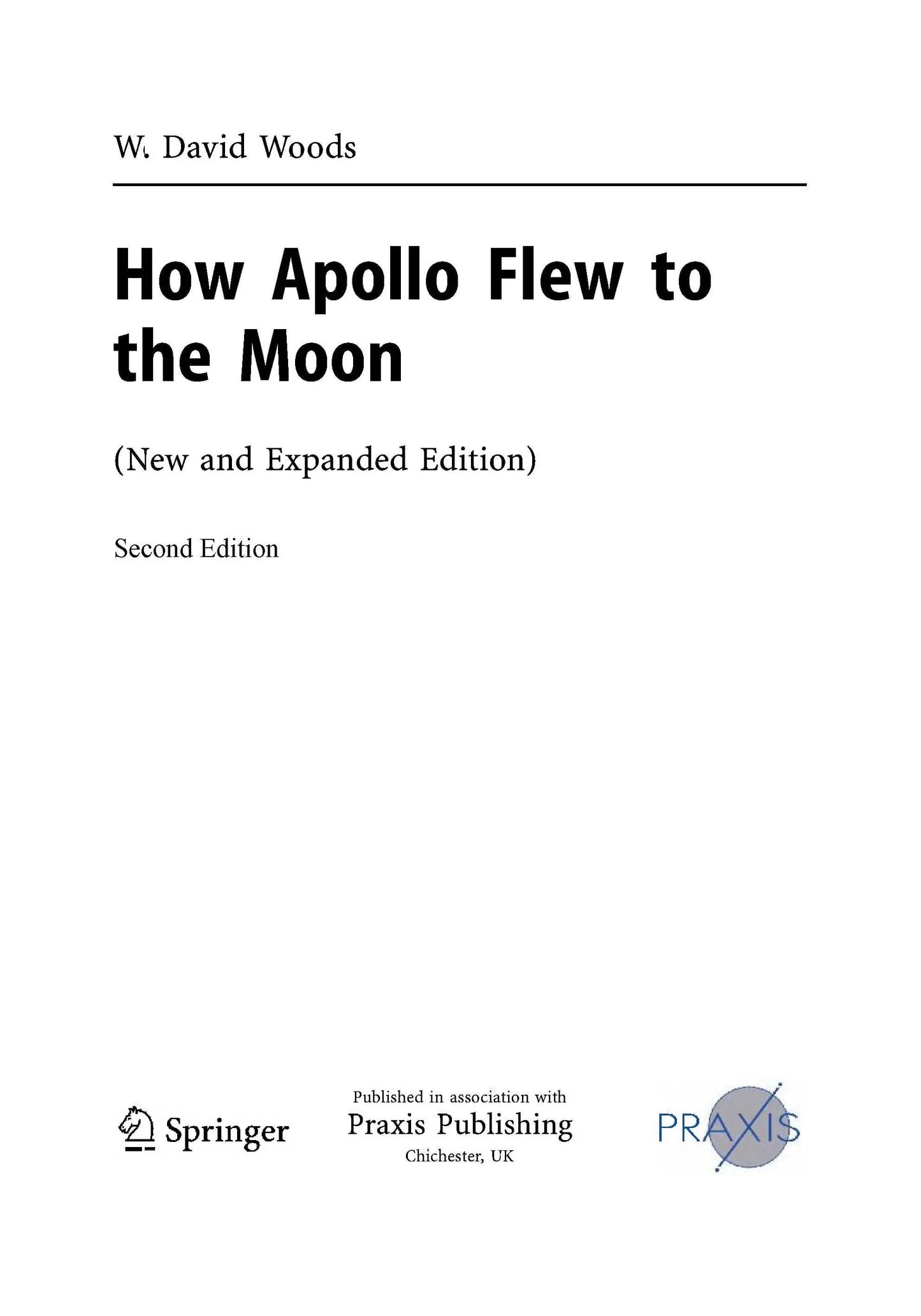 How Apollo Flew to the Moon by W. David Woods – book cover
