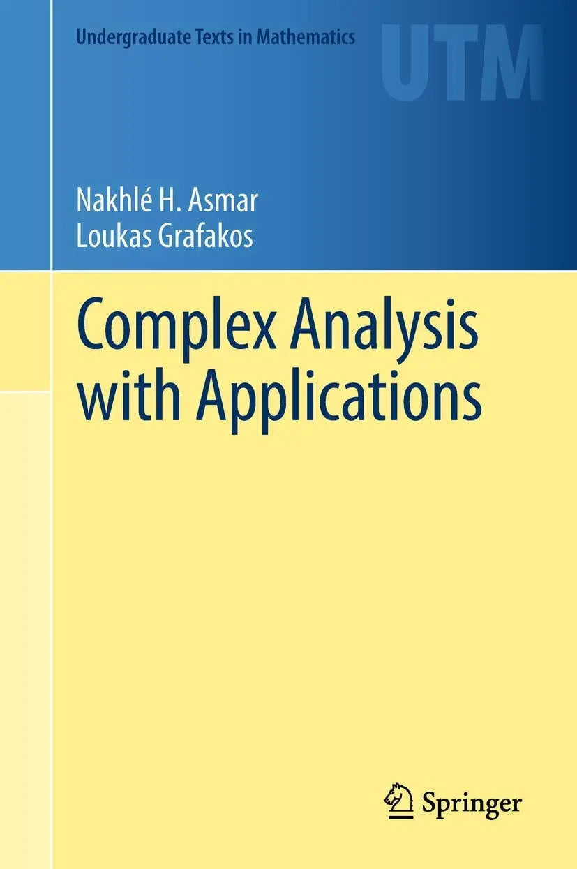 Complex Analysis with Applications by Nakhlé H. Asmar – book cover