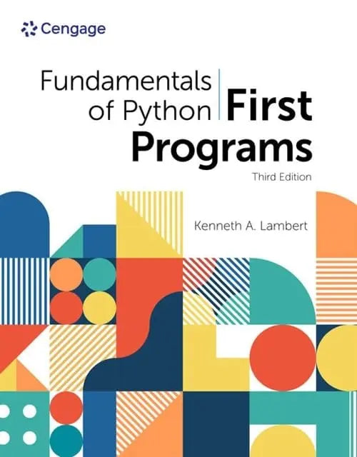 Fundamentals of Python First Programs by Kenneth A. Lambert – book cover