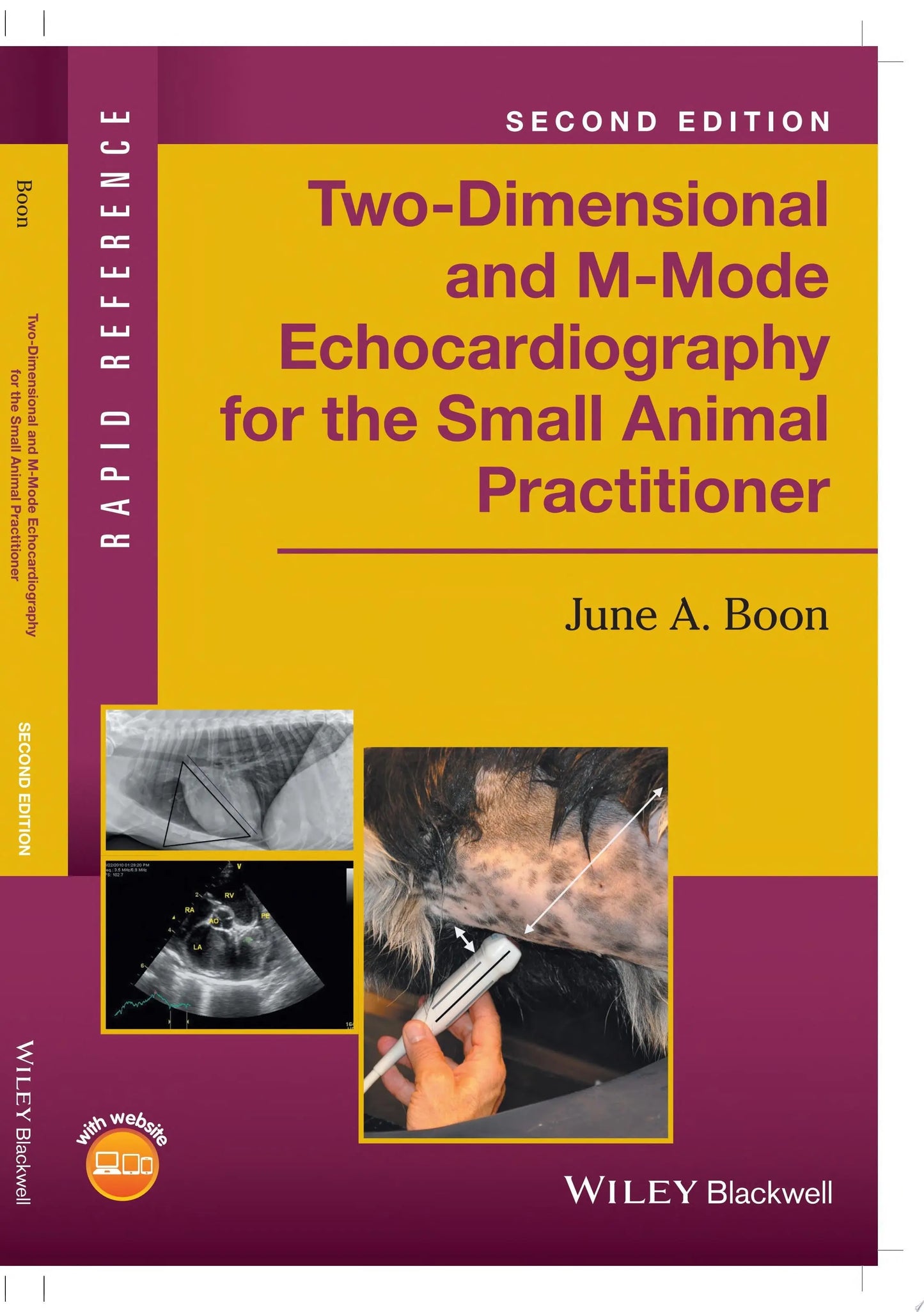 Two-Dimensional and M-Mode Echocardiography for the Small Animal Practitioner by June A. Boon – book cover