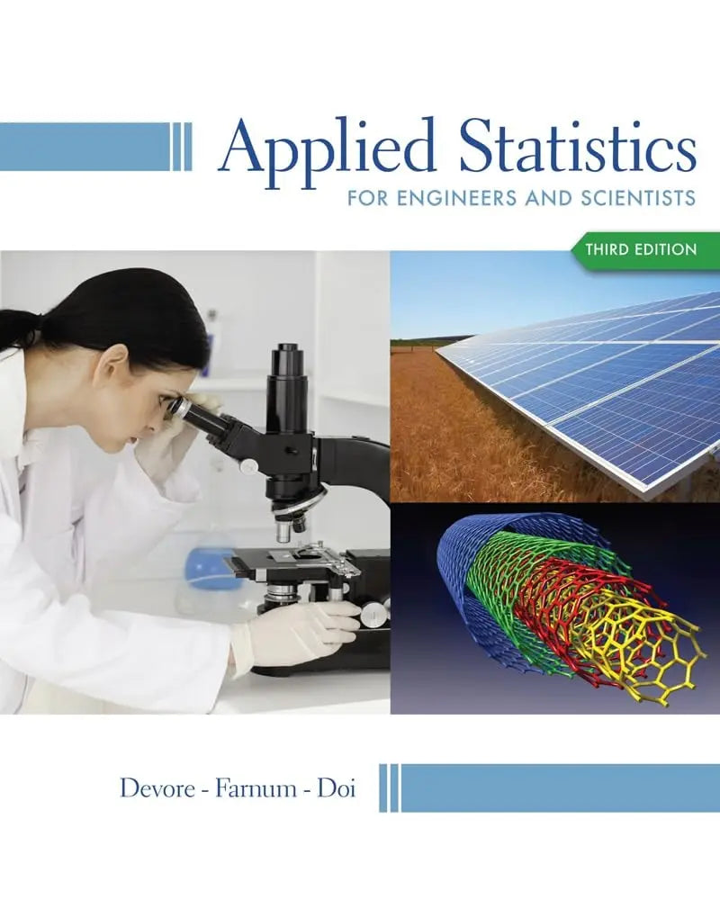 Applied Statistics for Engineers and Scientists by Jay L. Devore – book cover