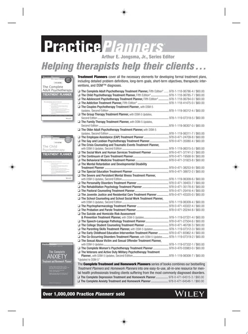The Parenting Skills Treatment Planner, with DSM-5 Updates by David J. Berghuis