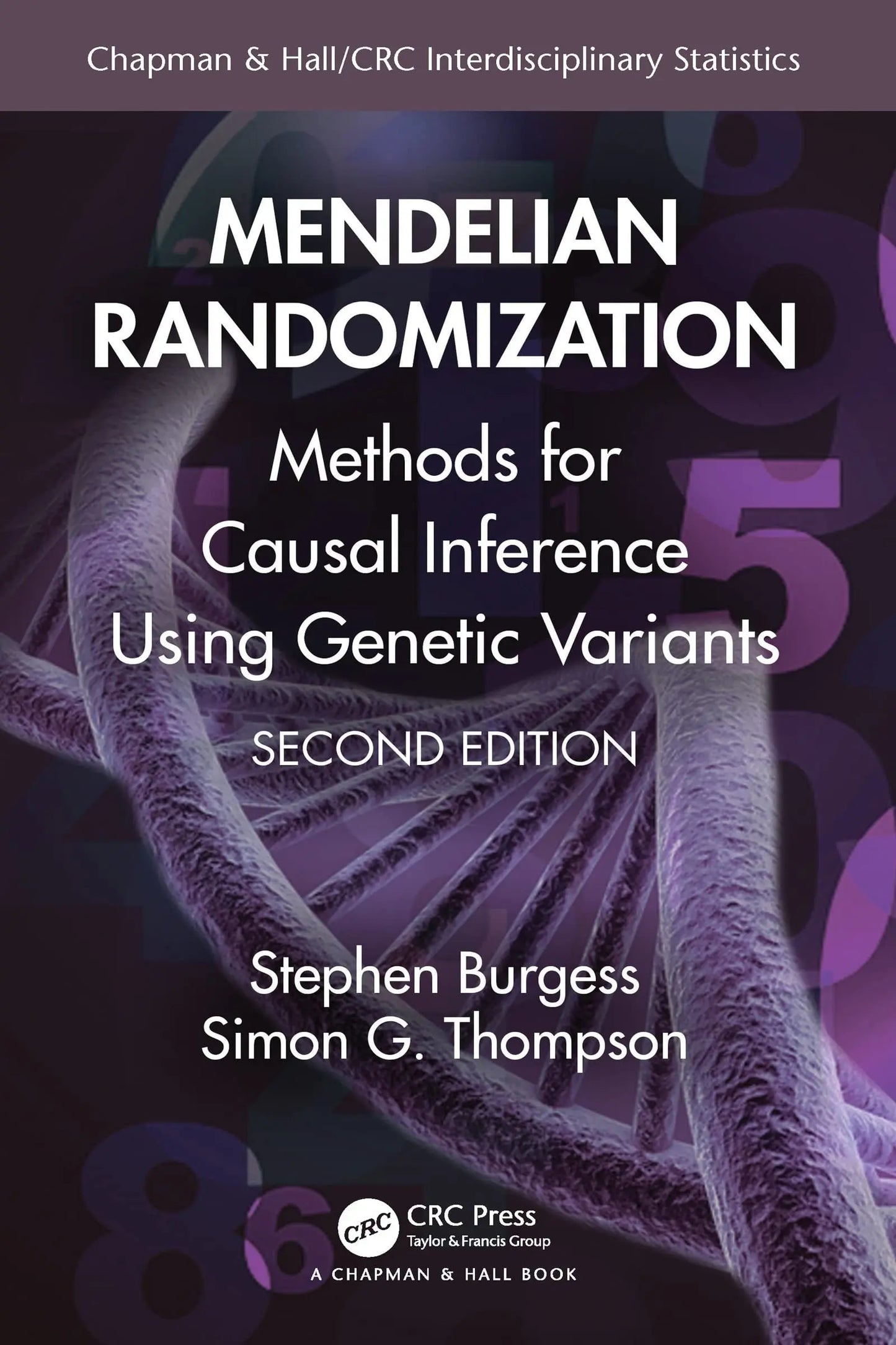 Mendelian Randomization Methods for Causal Inference Using Genetic Variants by Stephen Burgess – book cover