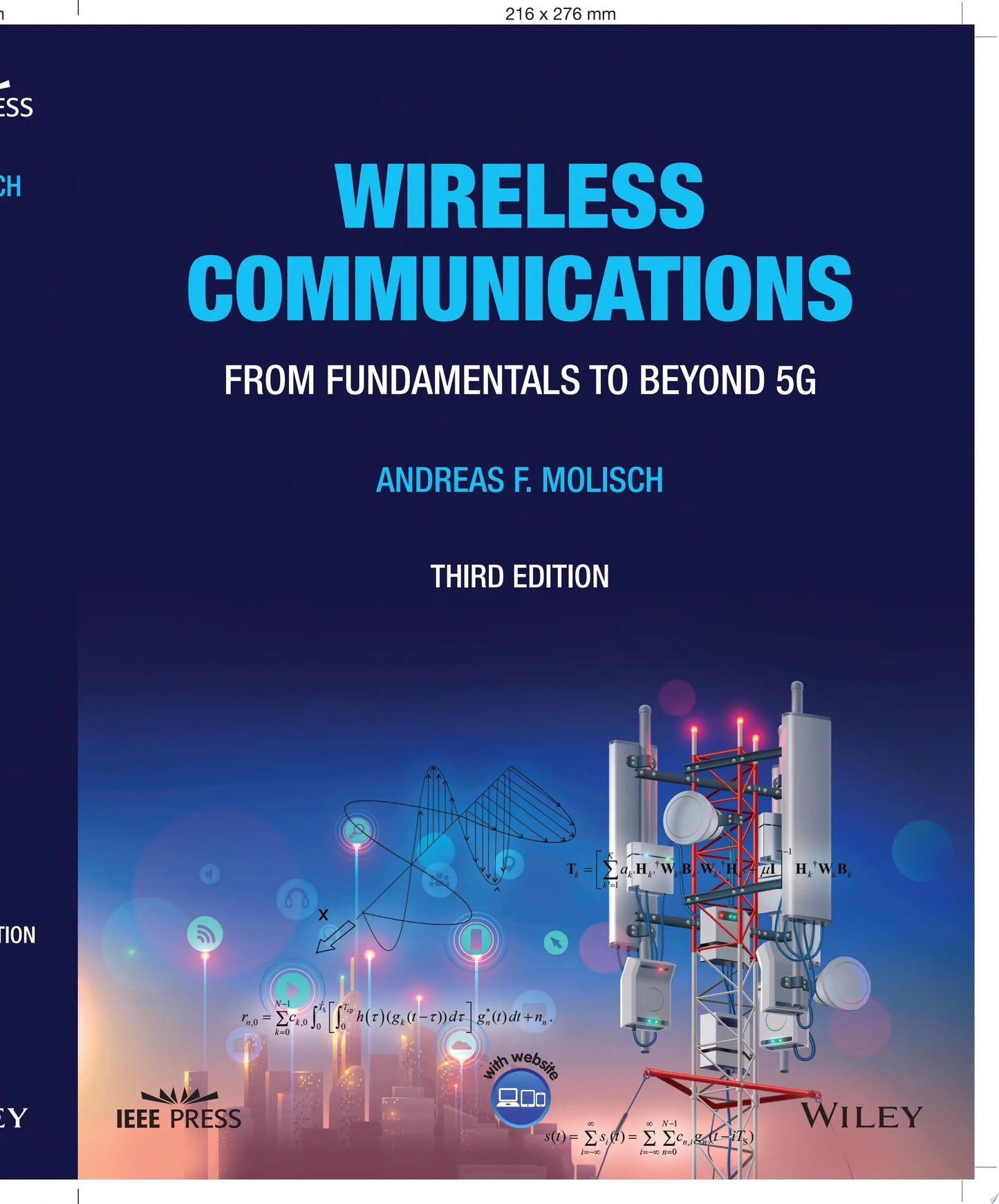 Wireless Communications From Fundamentals to Beyond 5G by Andreas F. Molisch – book cover