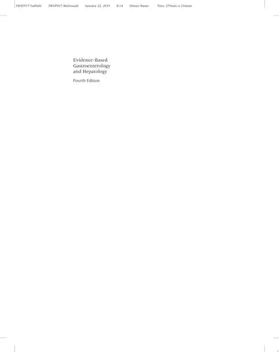 Evidence-based Gastroenterology and Hepatology