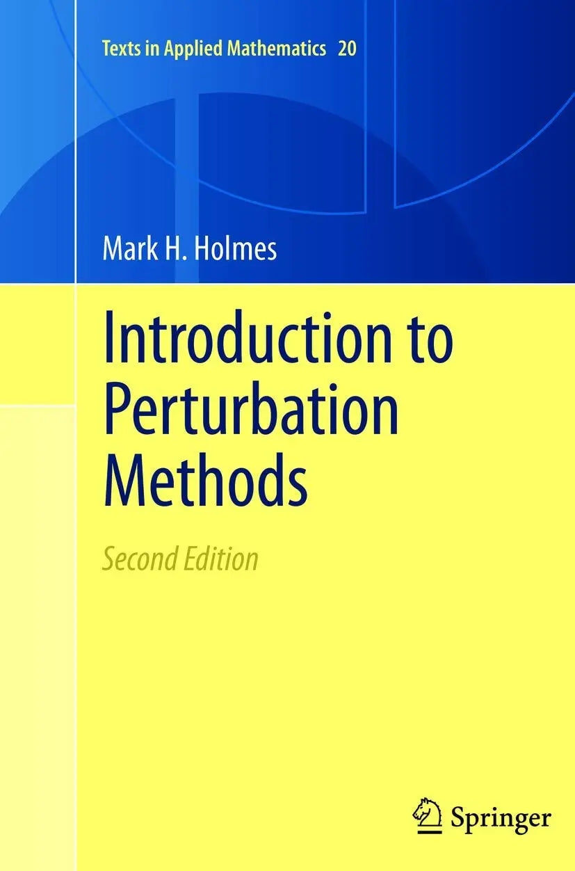 Introduction to Perturbation Methods by Mark H. Holmes – book cover
