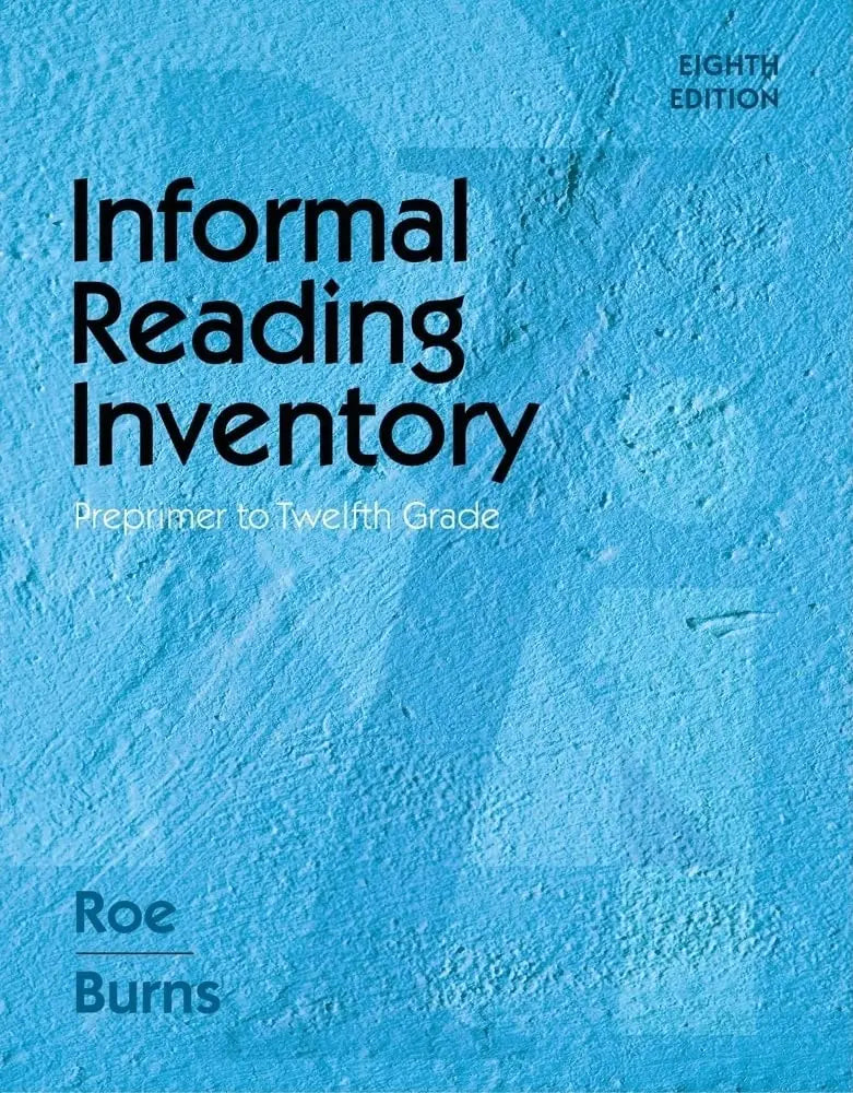 Informal Reading Inventory: Preprimer to Twelfth Grade by Betty Roe – book cover