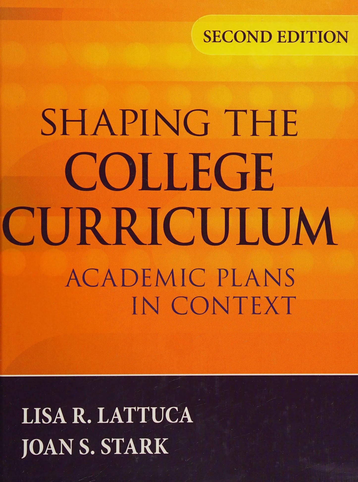 Shaping the College Curriculum Academic Plans in Context by Lisa R. Lattuca – book cover