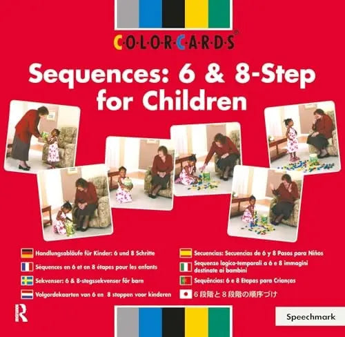 Sequences 6 & 8-step for Children by Speechmark – book cover