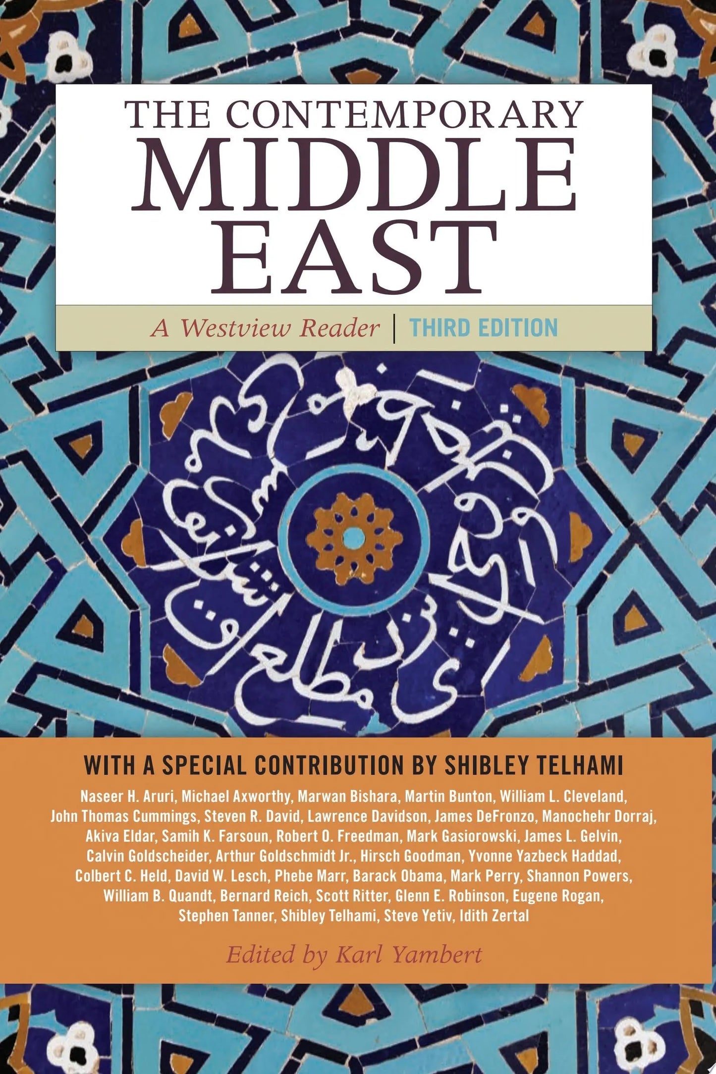 The Contemporary Middle East A Westview Reader by Karl Yambert – book cover