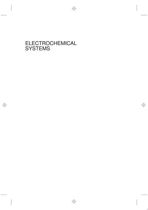 Electrochemical Systems
