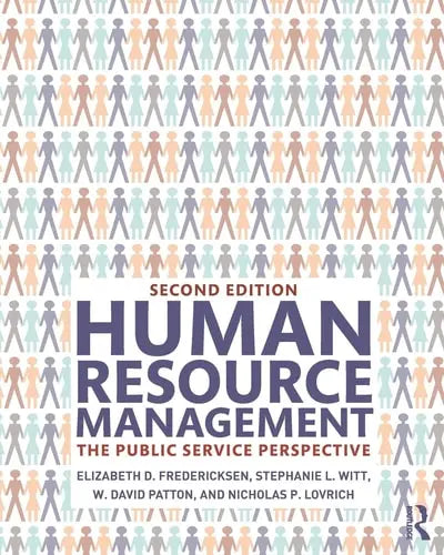 Human Resource Management The Public Service Perspective