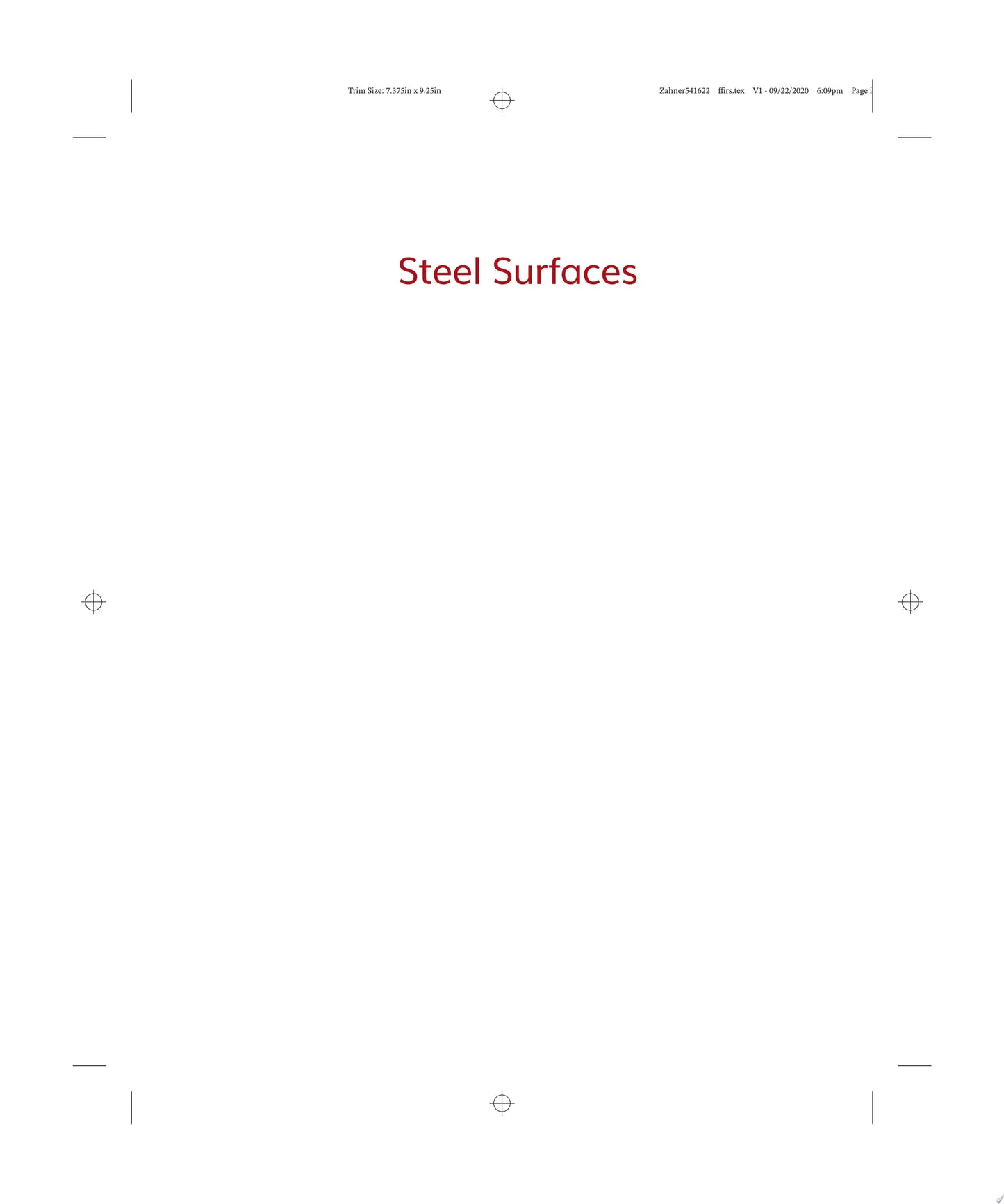 Steel Surfaces A Guide to Alloys, Finishes, Fabrication, and Maintenance in Architecture and Art by L. – book cover