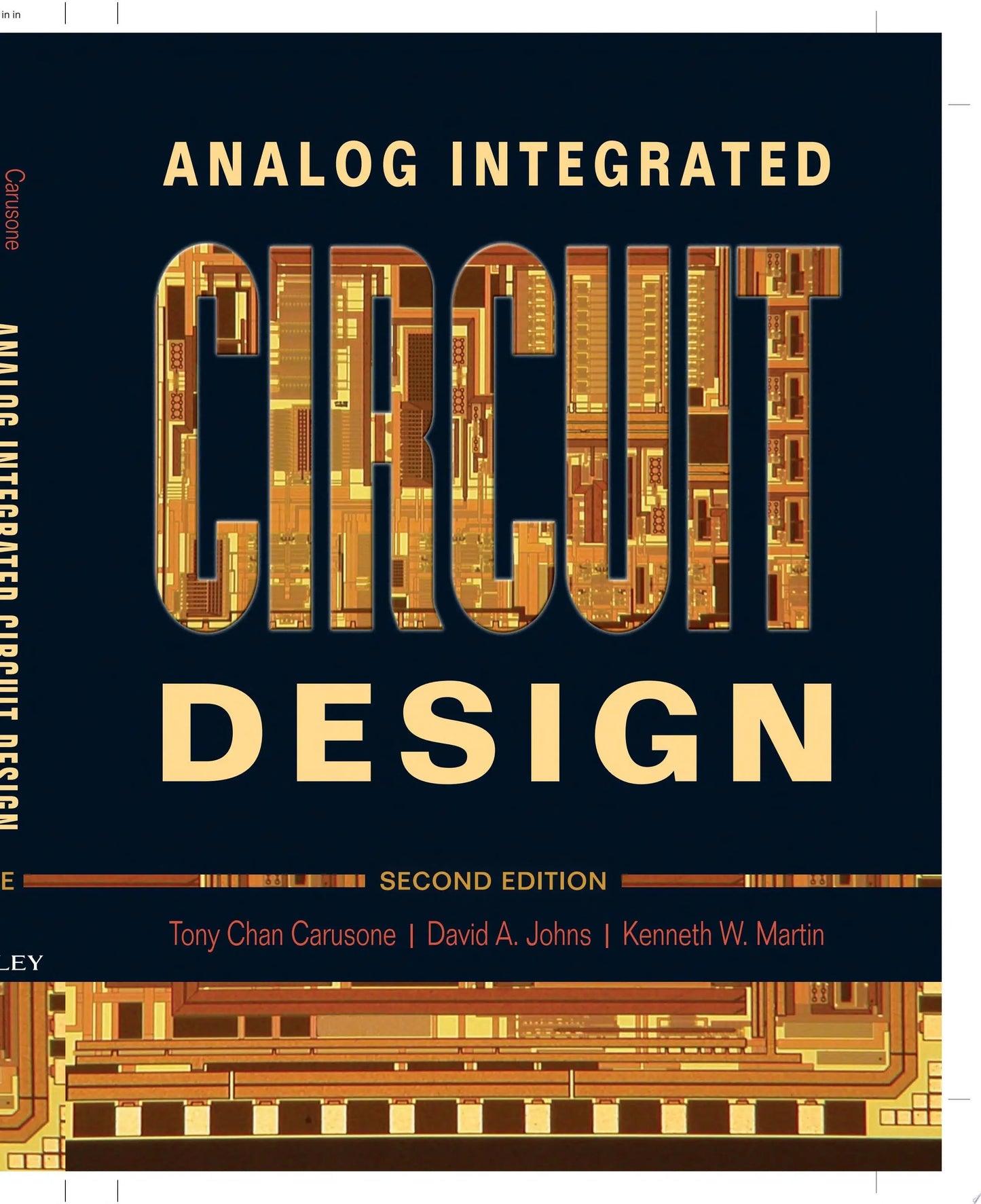 Analog Integrated Circuit Design by Tony Chan Carusone – book cover