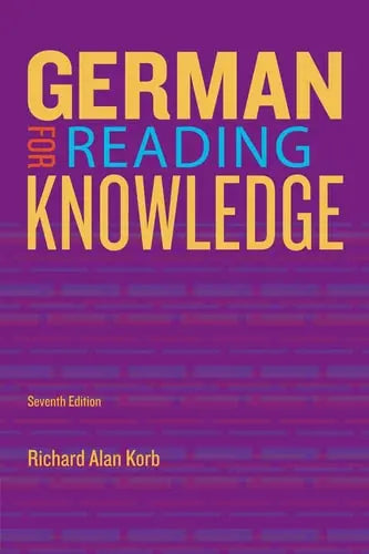 German for Reading Knowledge Cengage Learning
