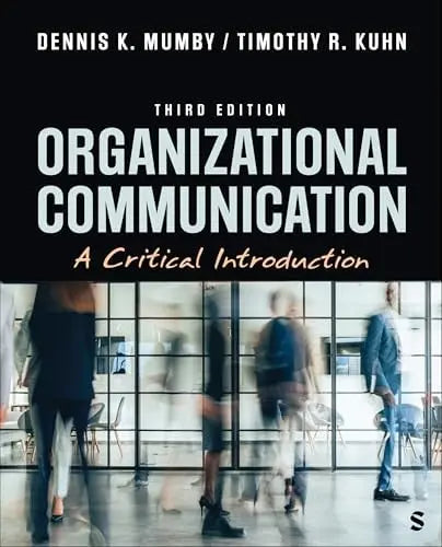 Organizational Communication A Critical Introduction by Dennis K. Mumby – book cover