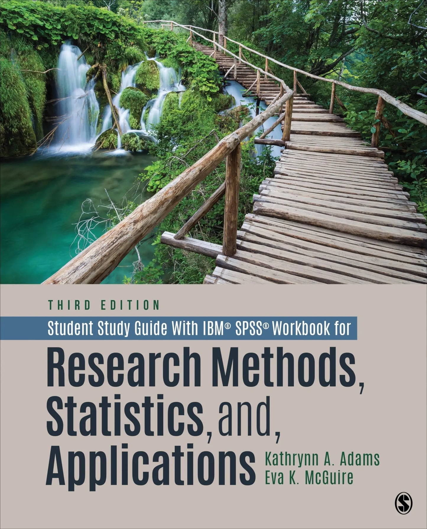 Student Study Guide with IBM (R) SPSS (R) Workbook for Research Methods, Statistics, and Applications by – book cover
