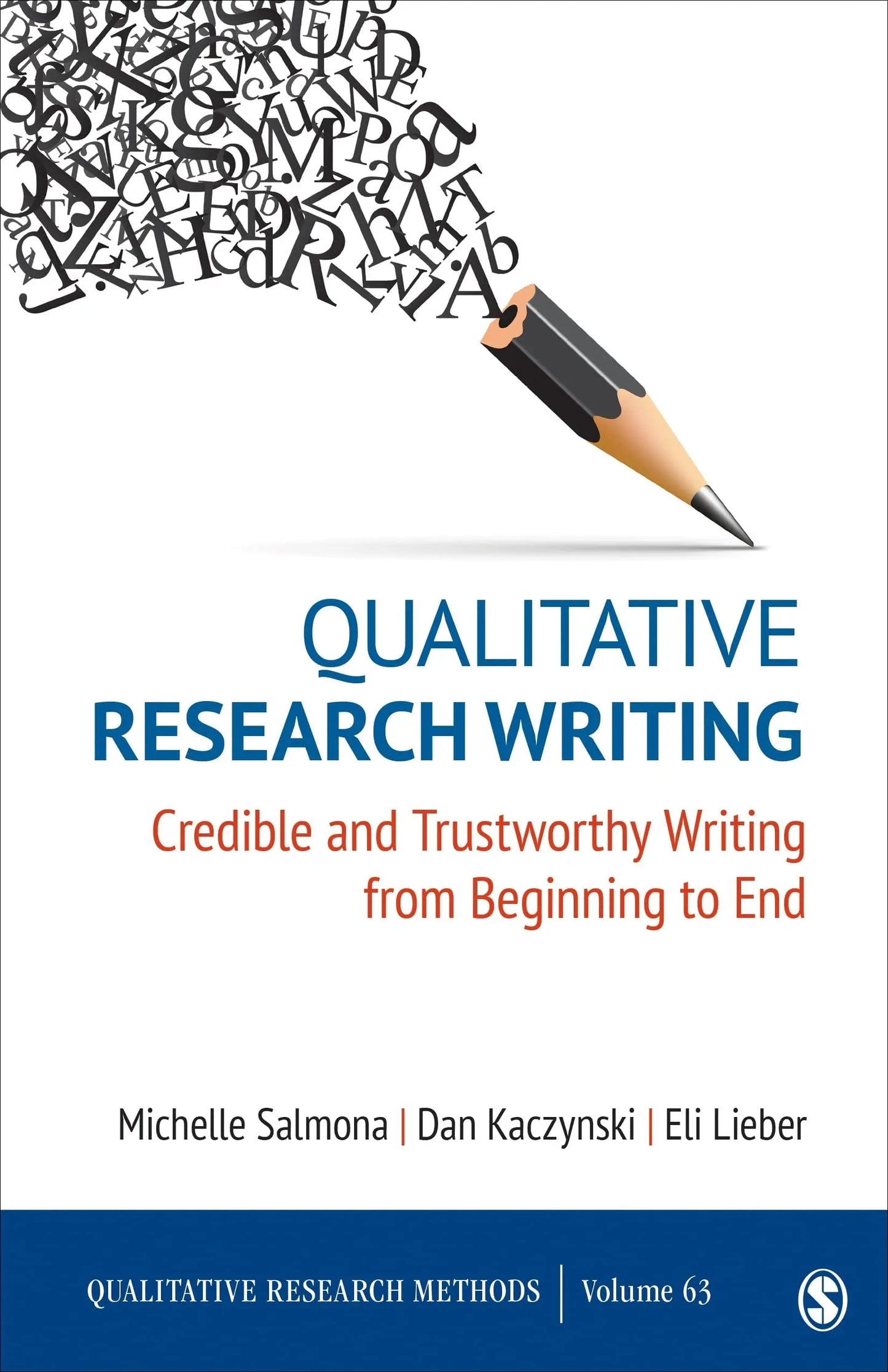 Qualitative Research Writing Credible and Trustworthy Writing from Beginning to End by Michelle Salmona – book cover