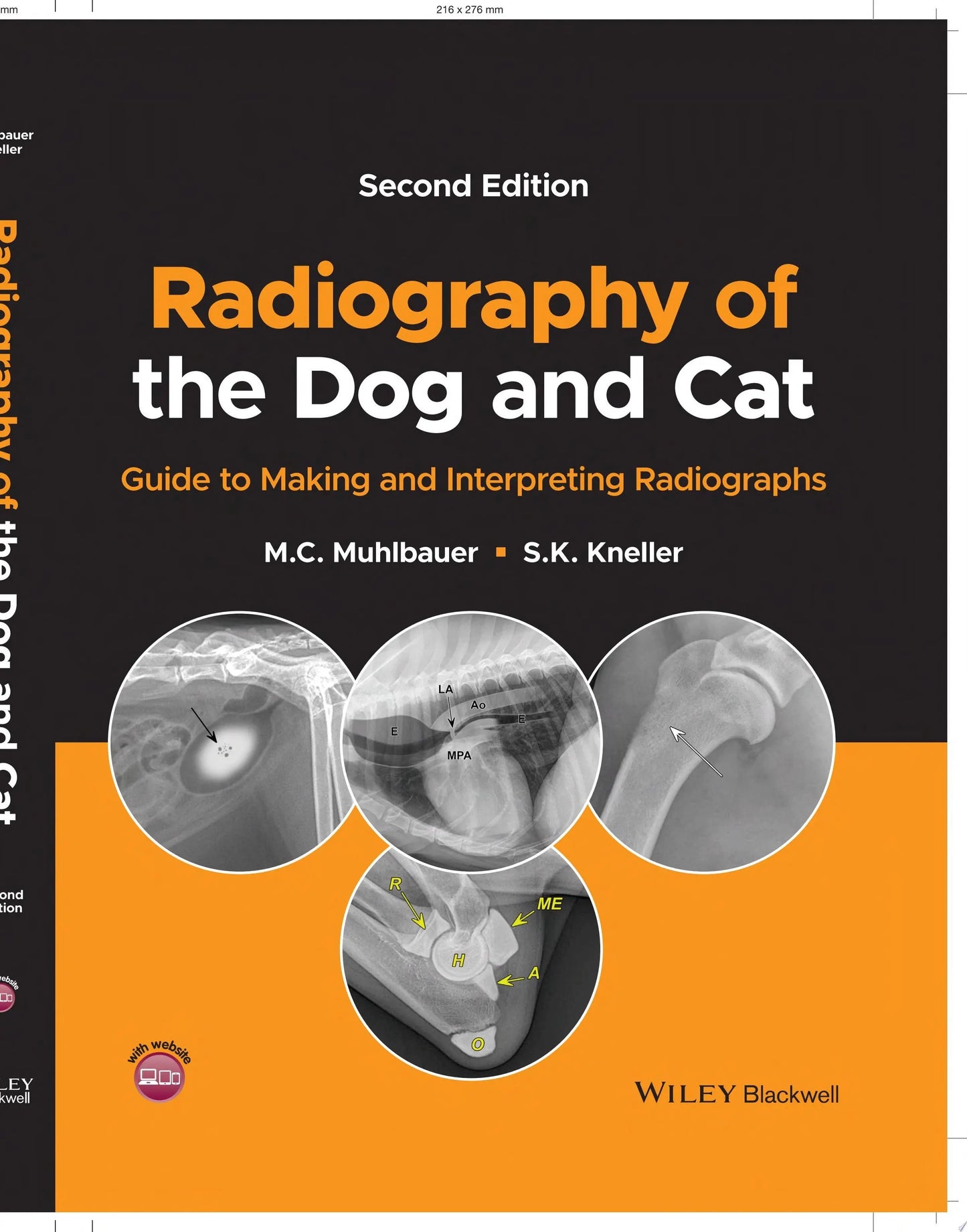 Radiography of the Dog and Cat Guide to Making and Interpreting Radiographs by M. C. Muhlbauer – book cover