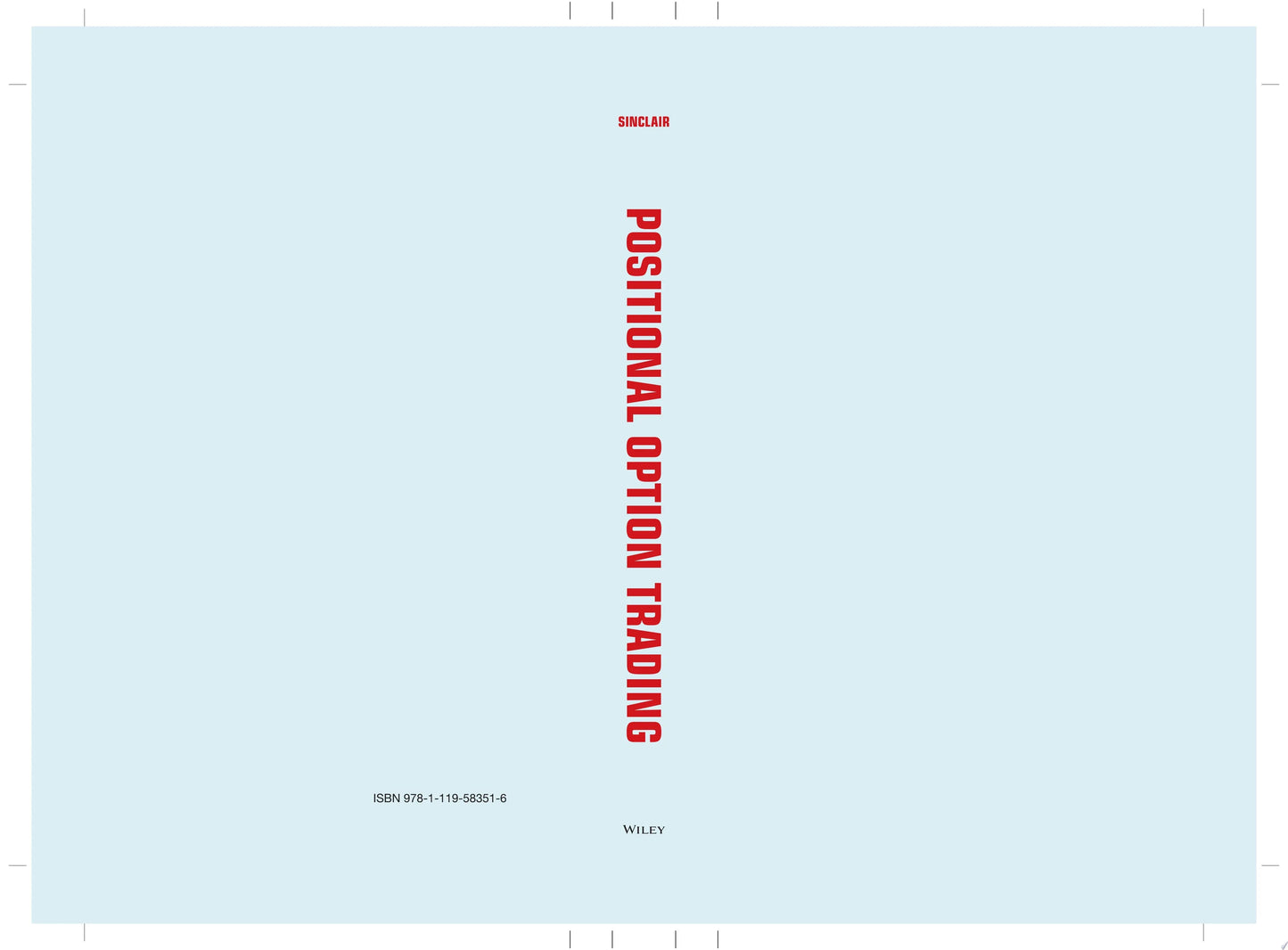 Positional Option Trading An Advanced Guide by Euan Sinclair – book cover