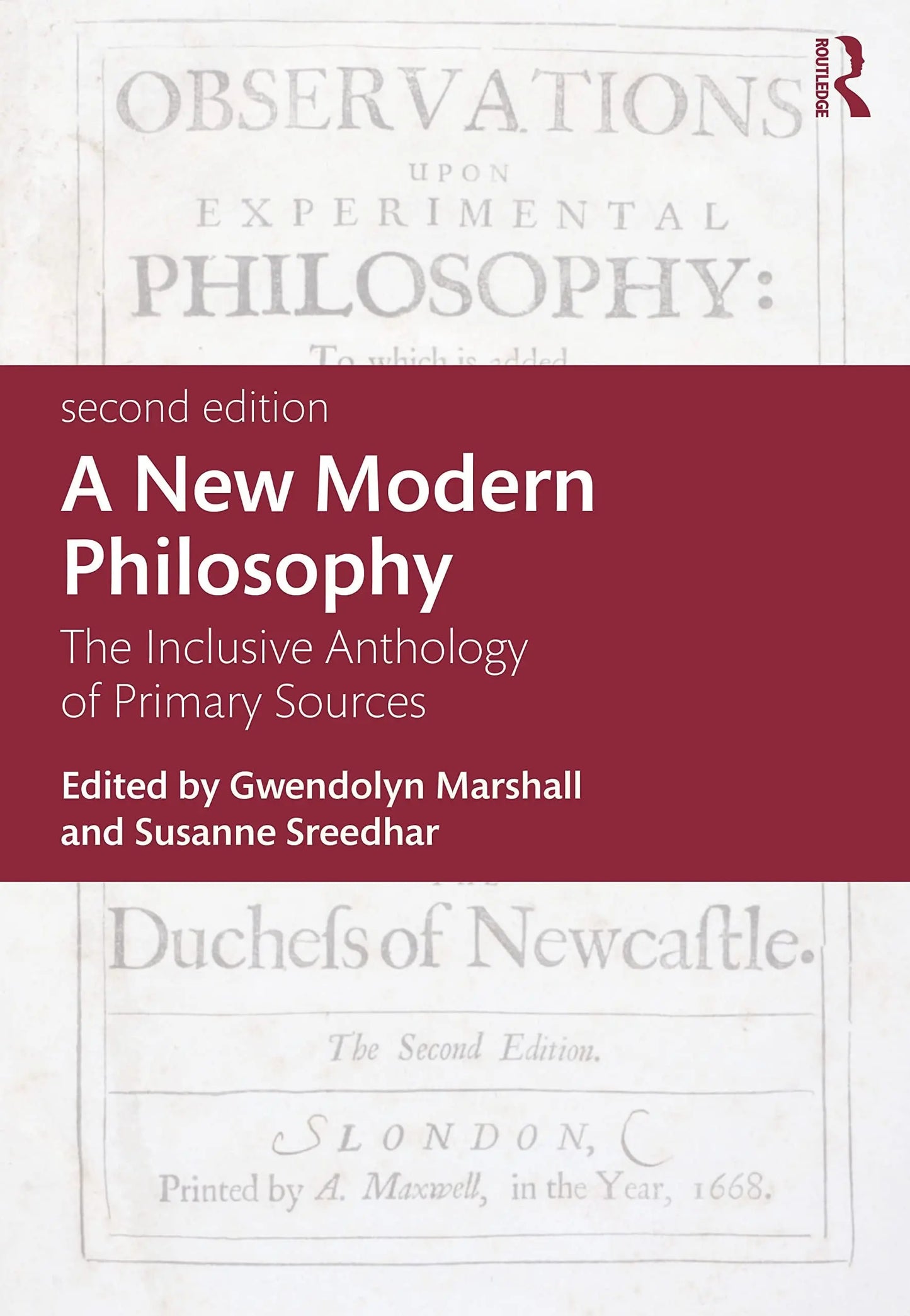 A New Modern Philosophy The Inclusive Anthology of Primary Sources by Gwendolyn Marshall – book cover
