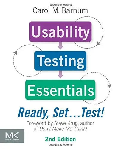 Usability Testing Essentials: Ready, Set ...Test! by Carol M. Barnum – book cover