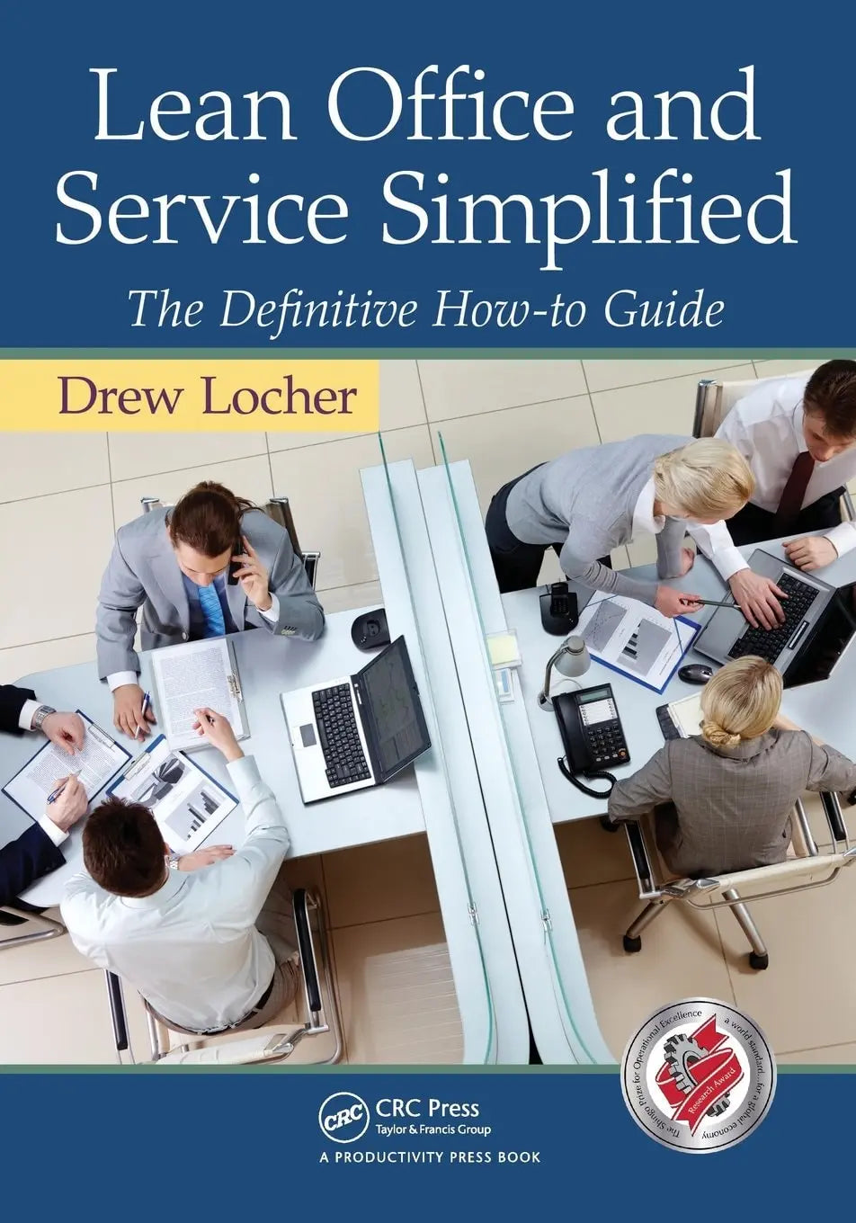 Lean Office and Service Simplified The Definitive How-To Guide by Drew Locher – book cover