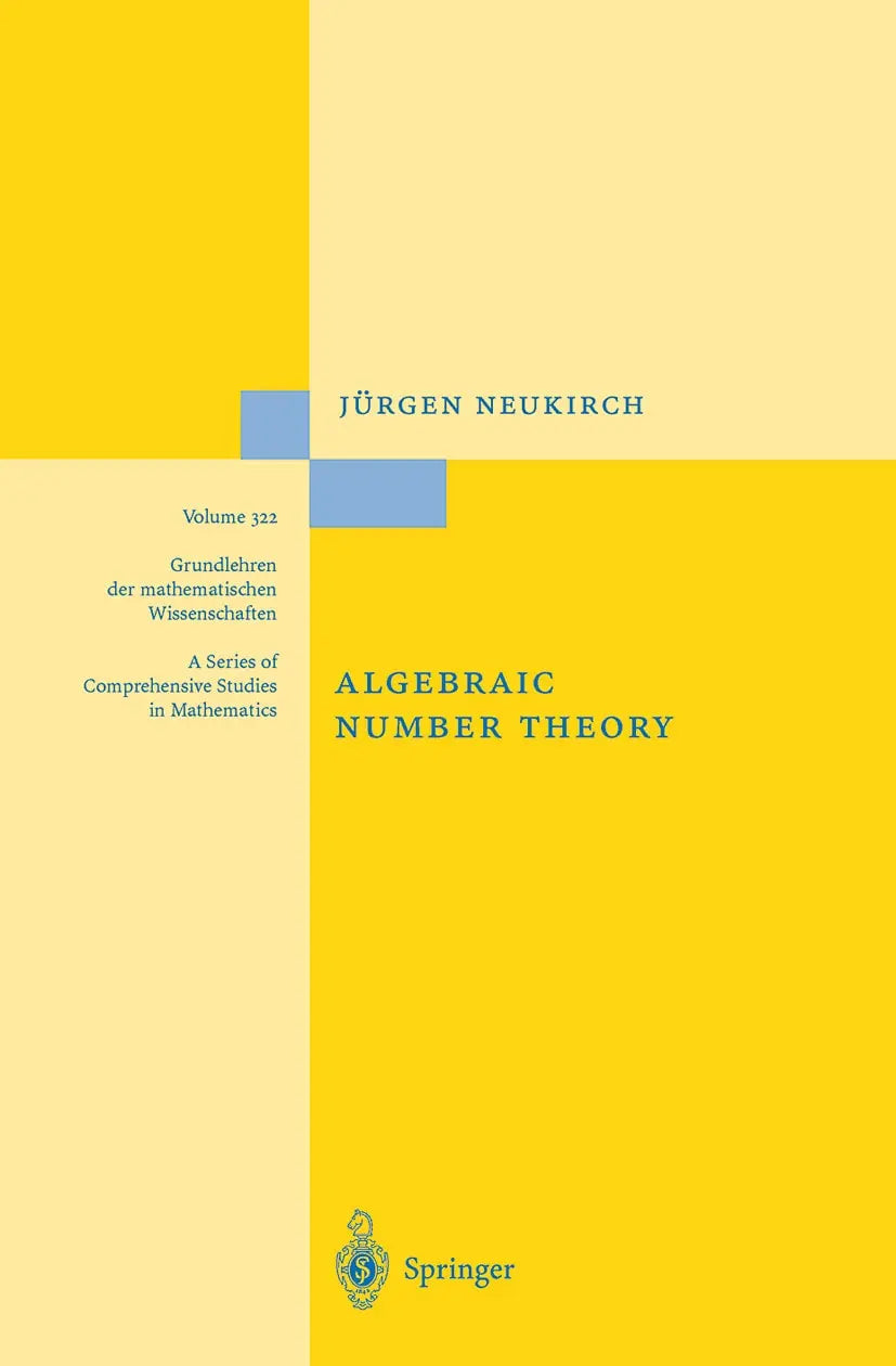 Algebraic Number Theory by Jürgen Neukirch – book cover