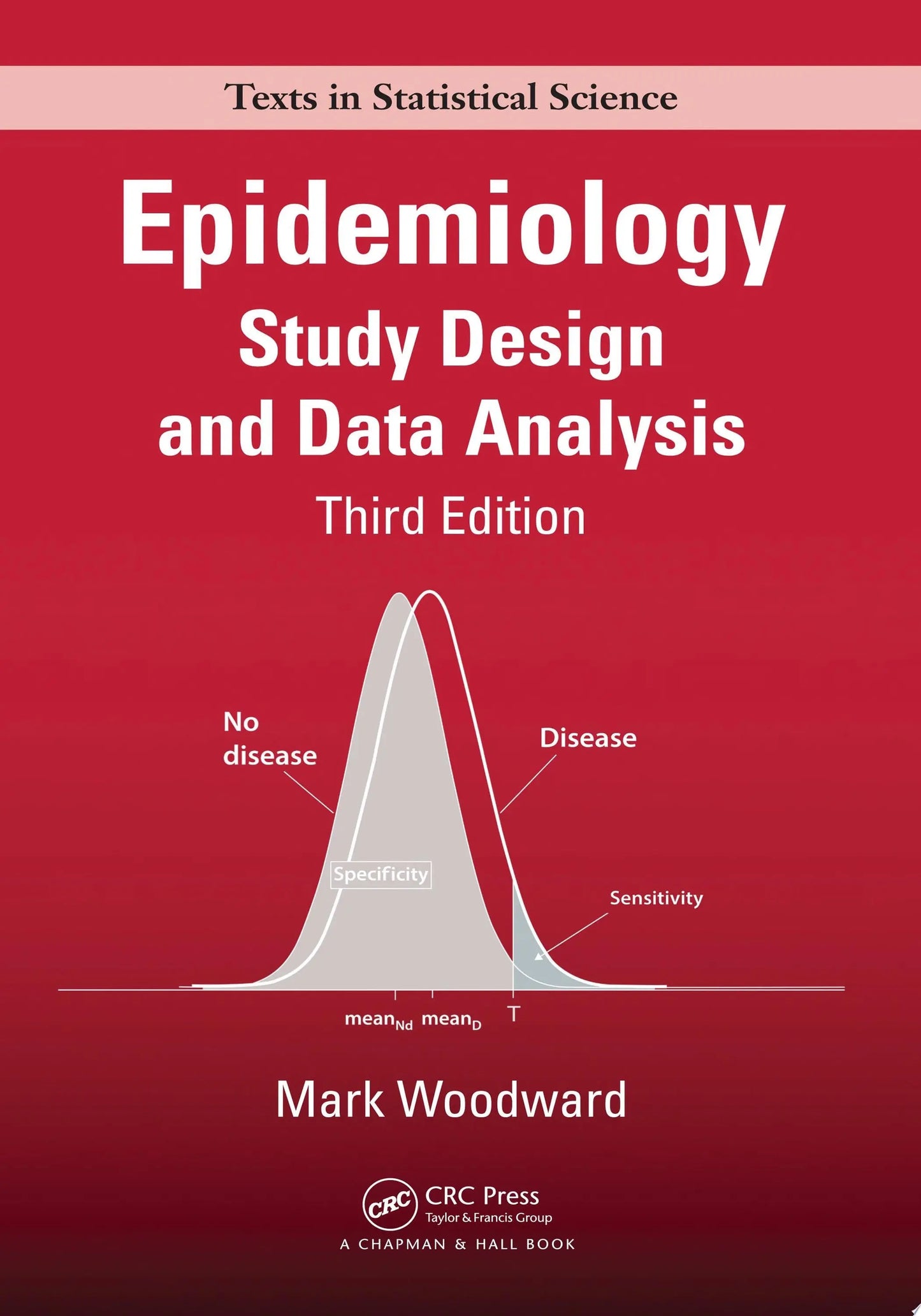 Epidemiology Study Design and Data Analysis, Third Edition by Mark Woodward – book cover