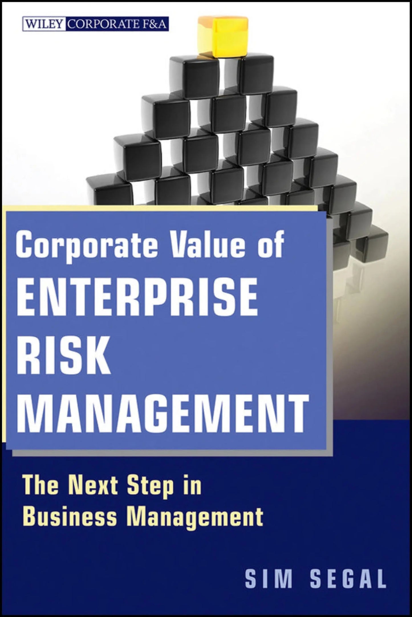 Corporate Value of Enterprise Risk Management The Next Step in Business Management by Sim Segal – book cover