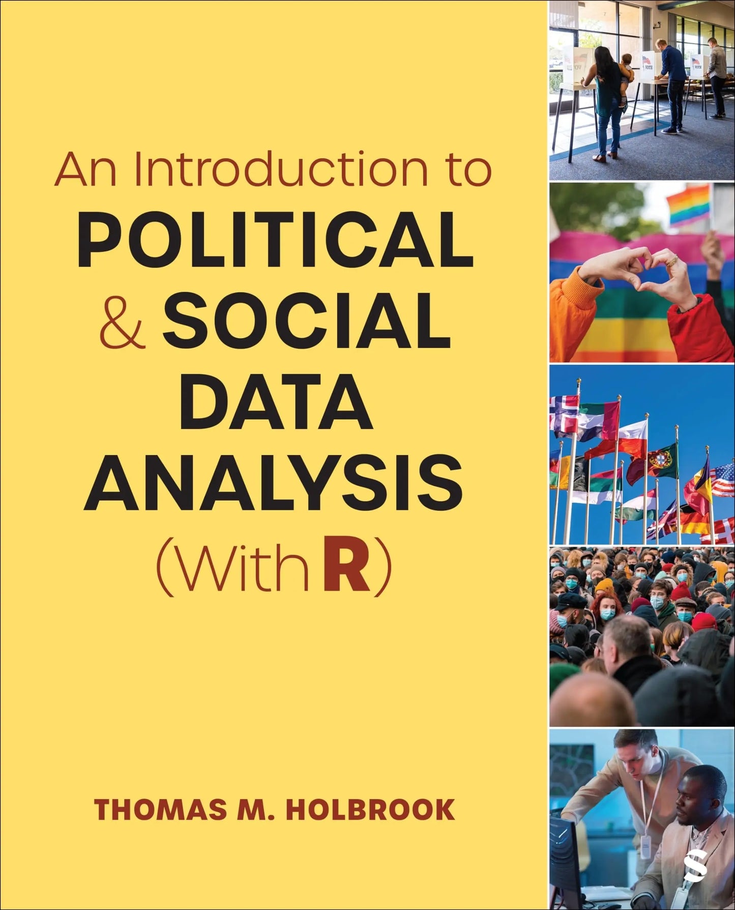 An Introduction to Political and Social Data Analysis (with R) by Thomas M. Holbrook – book cover