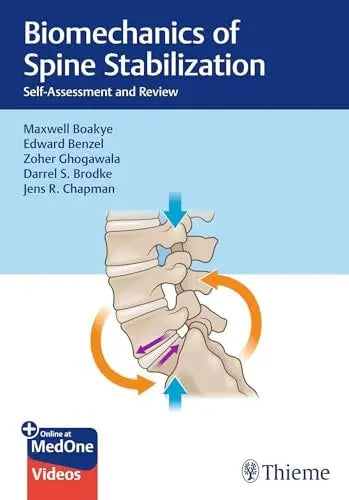 Biomechanics of Spine Stabilization Self-Assessment and Review by Maxwell Boakye – book cover