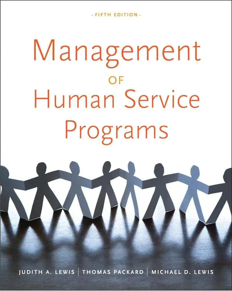 Management of Human Service Programs by Judith A. Lewis – book cover