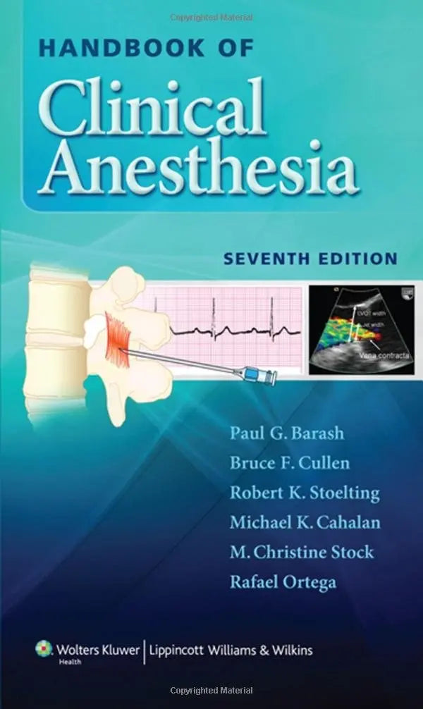 Handbook of Clinical Anesthesia by Robert K. Stoelting – book cover