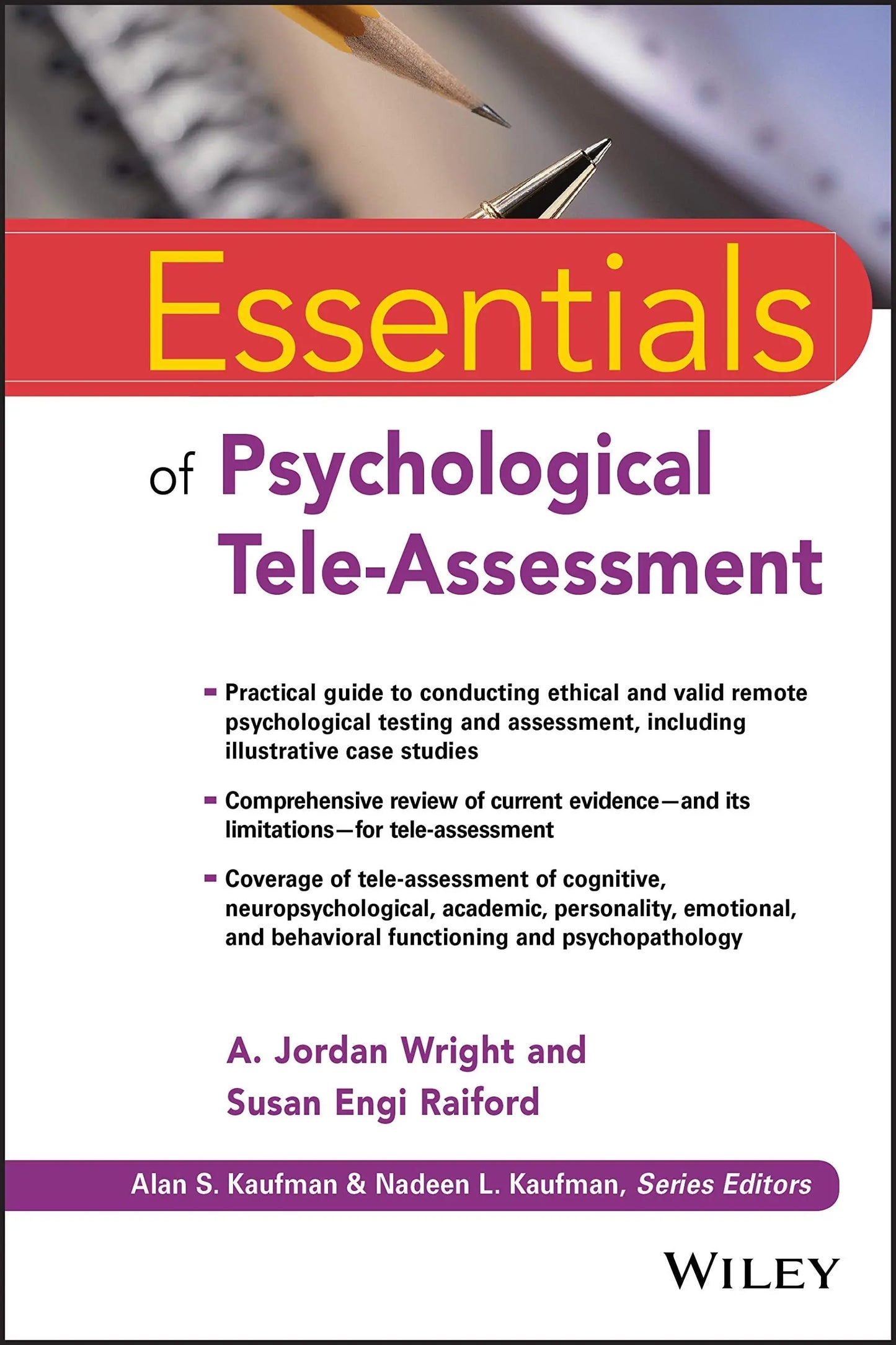 Essentials of Psychological Tele-Assessment by A. Jordan Wright – book cover