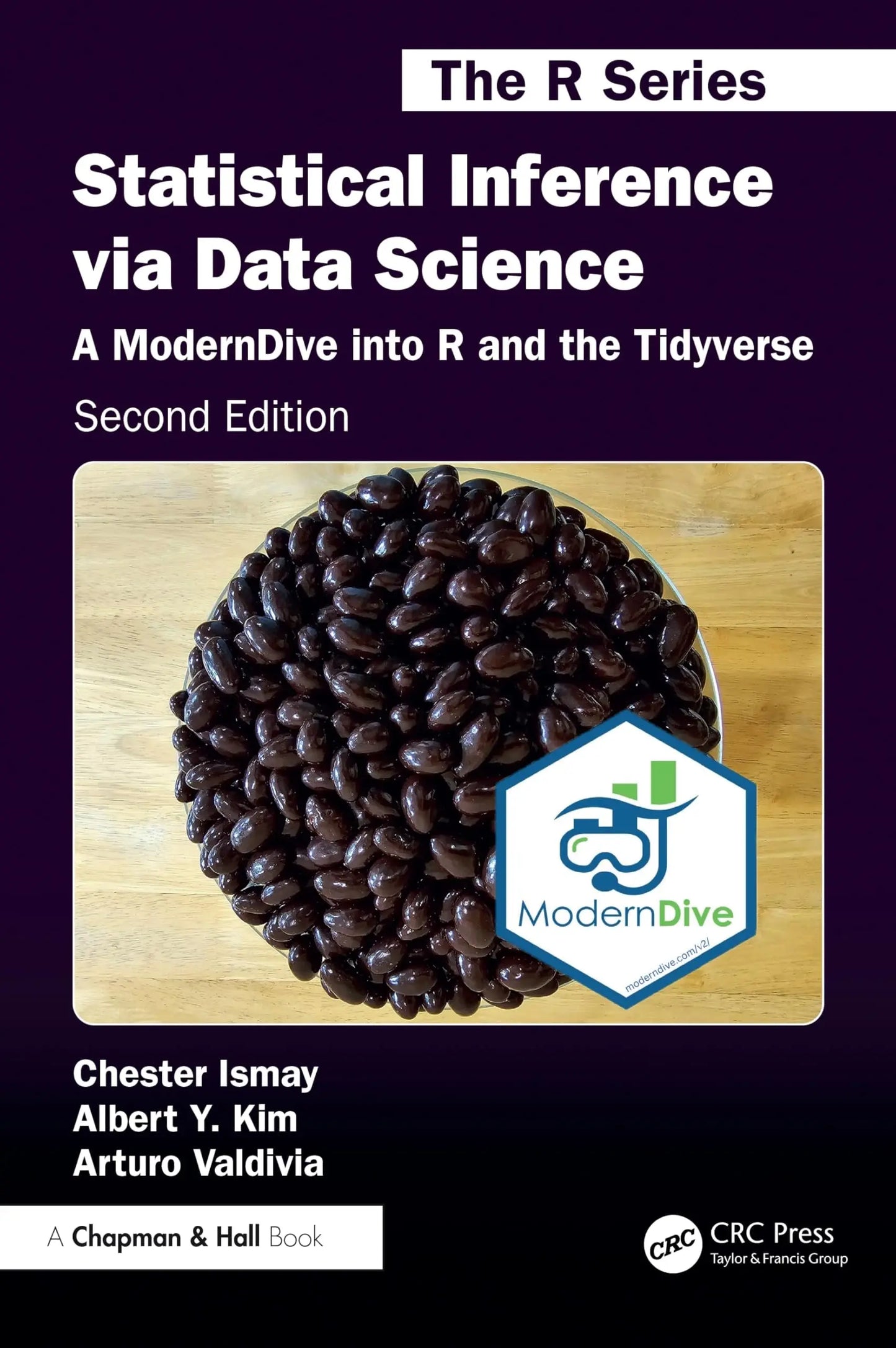 Statistical Inference Via Data Science A Moderndive Into R and the Tidyverse by Chester Ismay – book cover