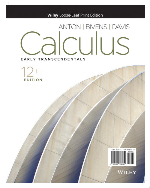Calculus Early Transcendentals
