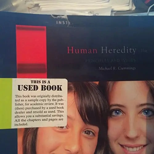 Human Heredity: Principles and Issues by Michael Cummings – book cover
