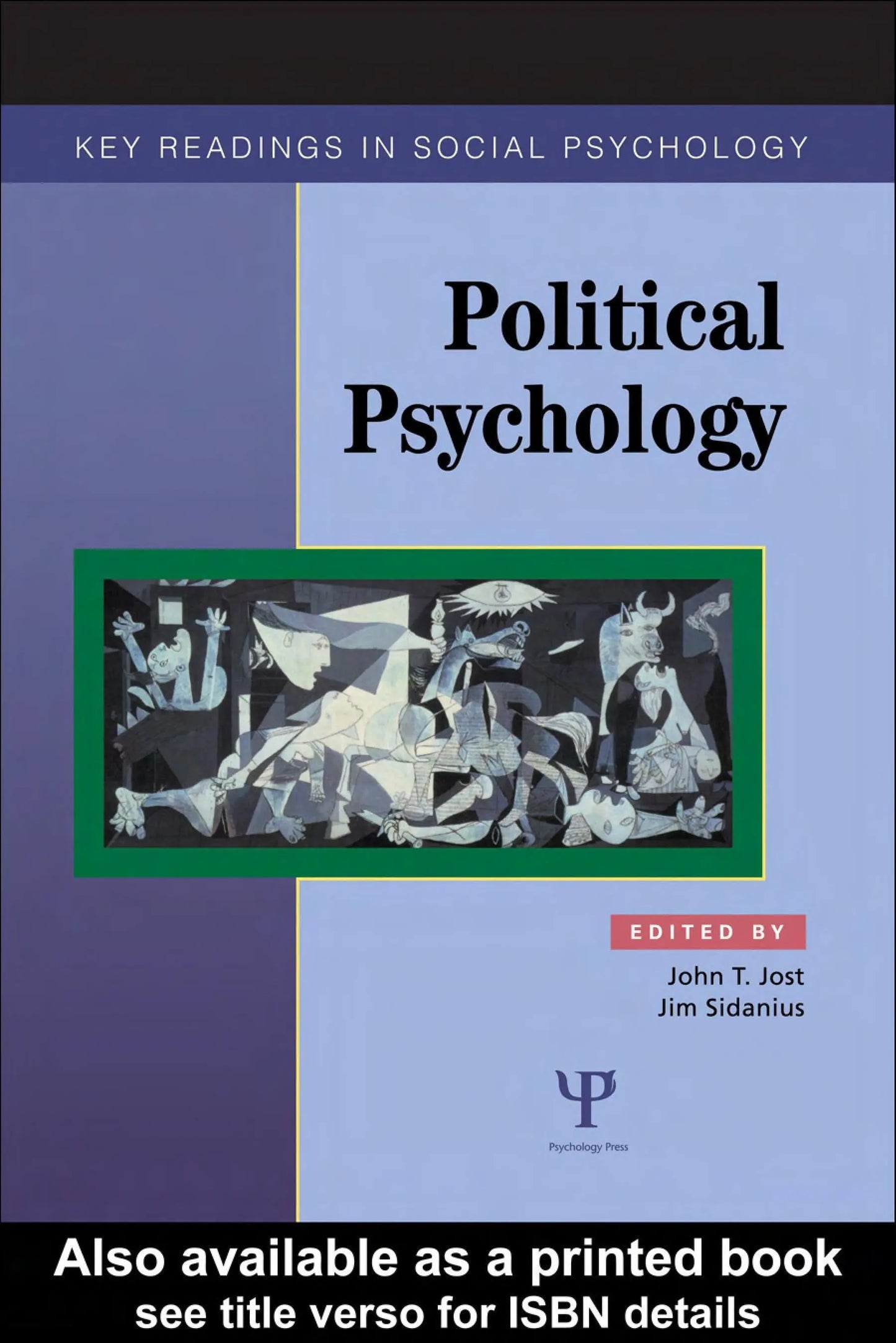 Political Psychology Key Readings by John T. Jost – book cover