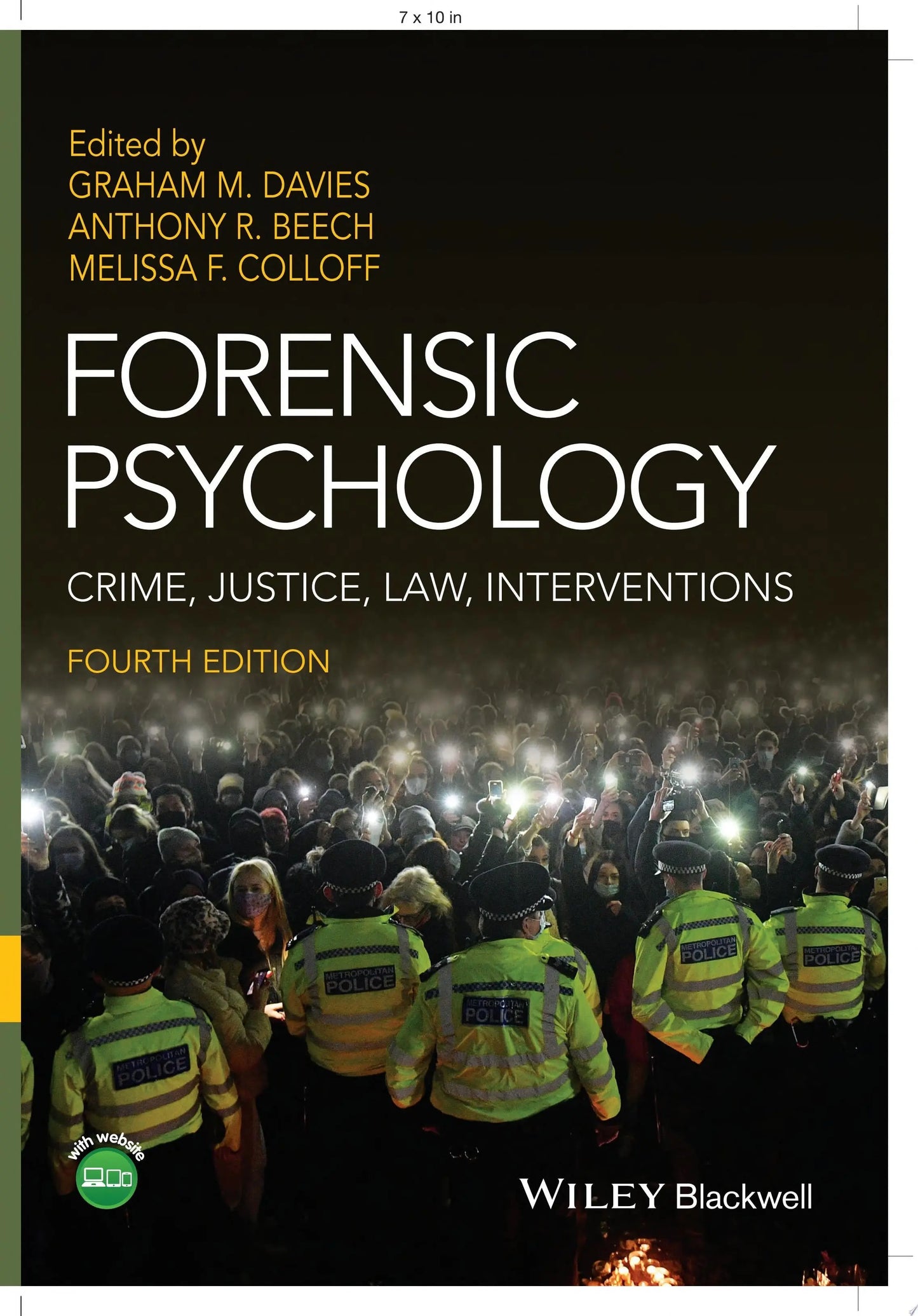 Forensic Psychology Crime, Justice, Law, Interventions by Graham M. Davies – book cover