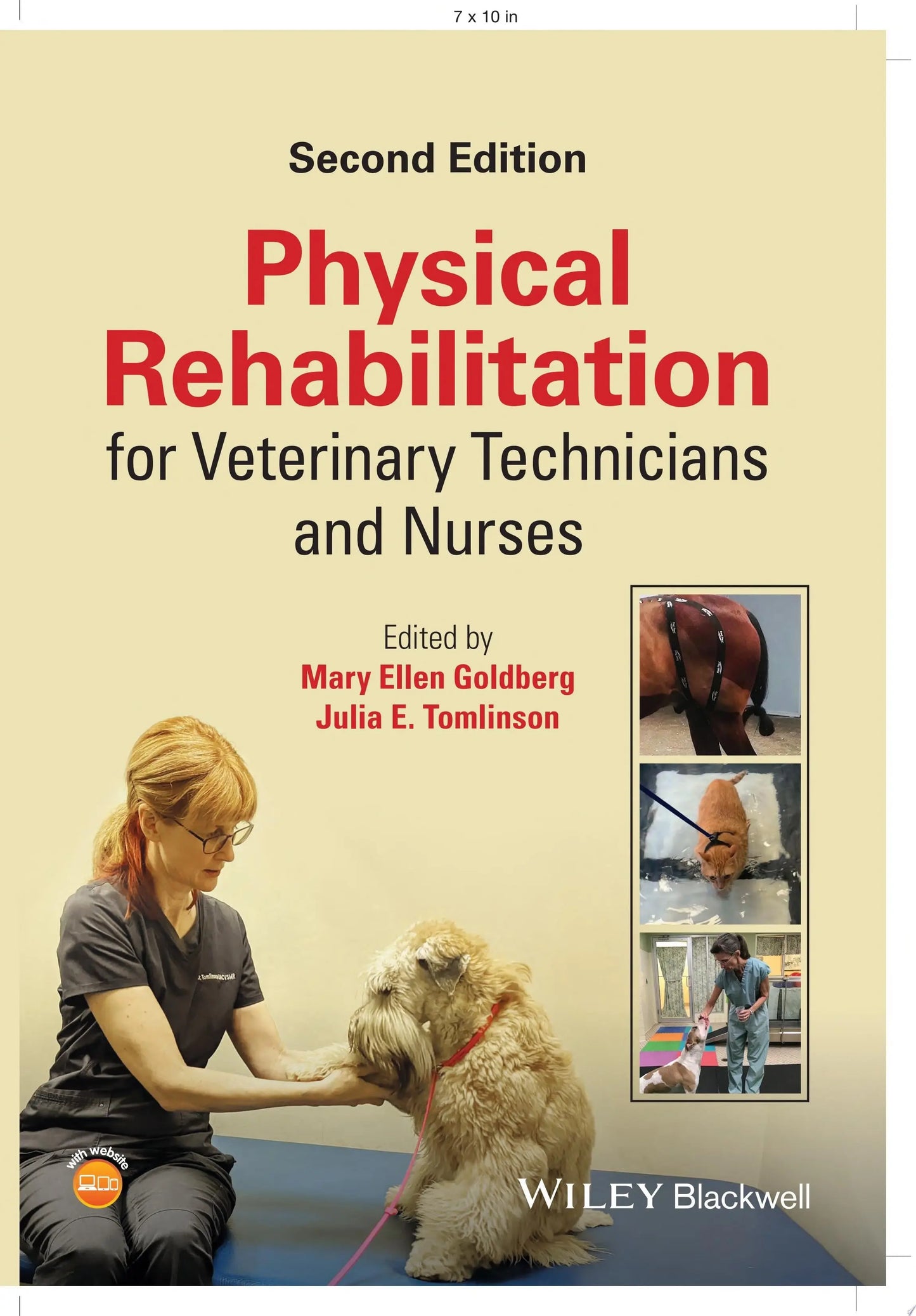 Physical Rehabilitation for Veterinary Technicians and Nurses by Mary Ellen Goldberg – book cover