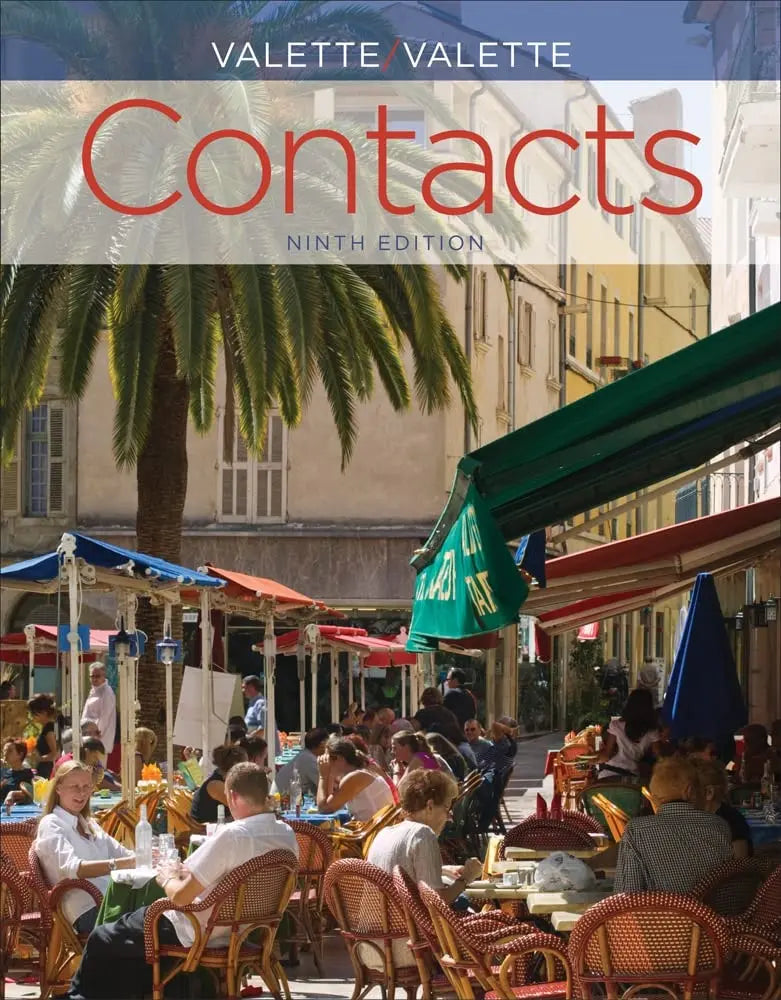 Student Activities Manual for Valette/Valette's Contacts: Langue Et Culture FranÃf§aises, 9th by Jean-Paul – book cover