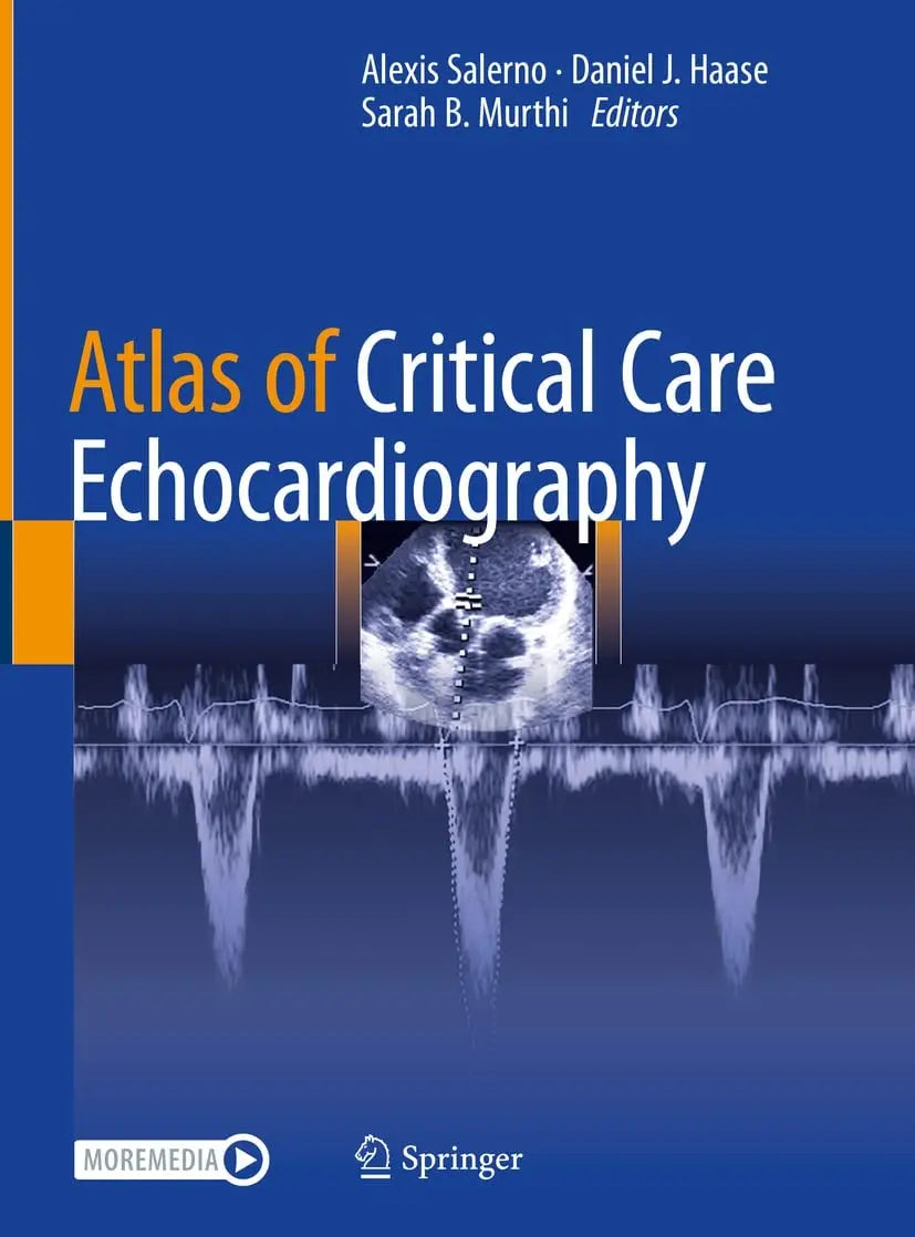 Atlas of Critical Care Echocardiography by Alexis Salerno – book cover