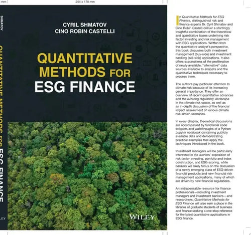 Quantitative Methods for ESG Finance